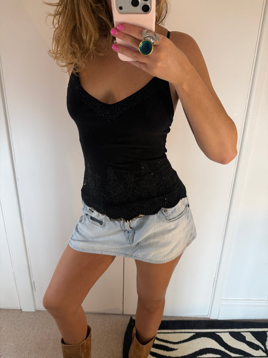 beaded cami