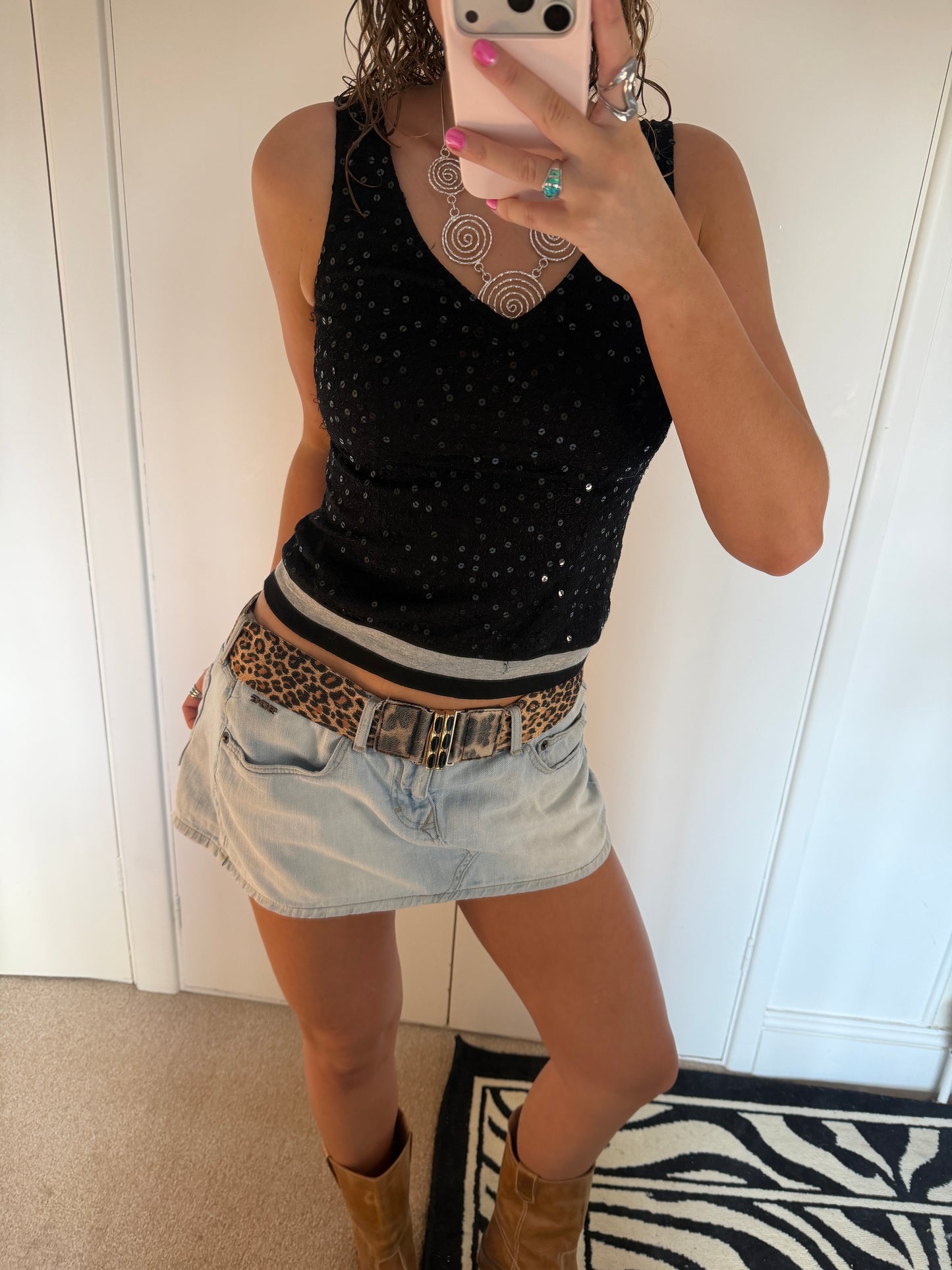 sequin top
