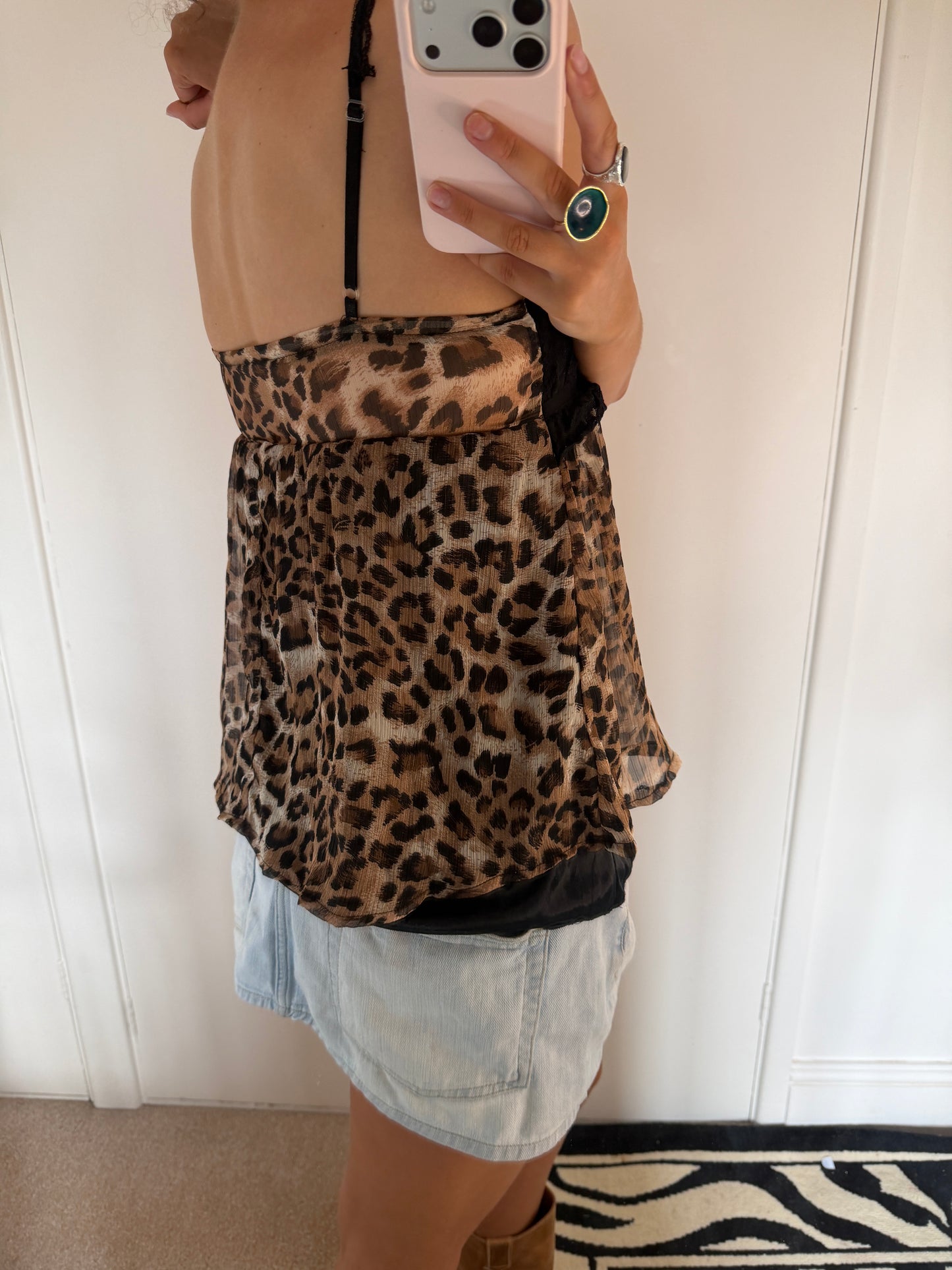 leopard cami