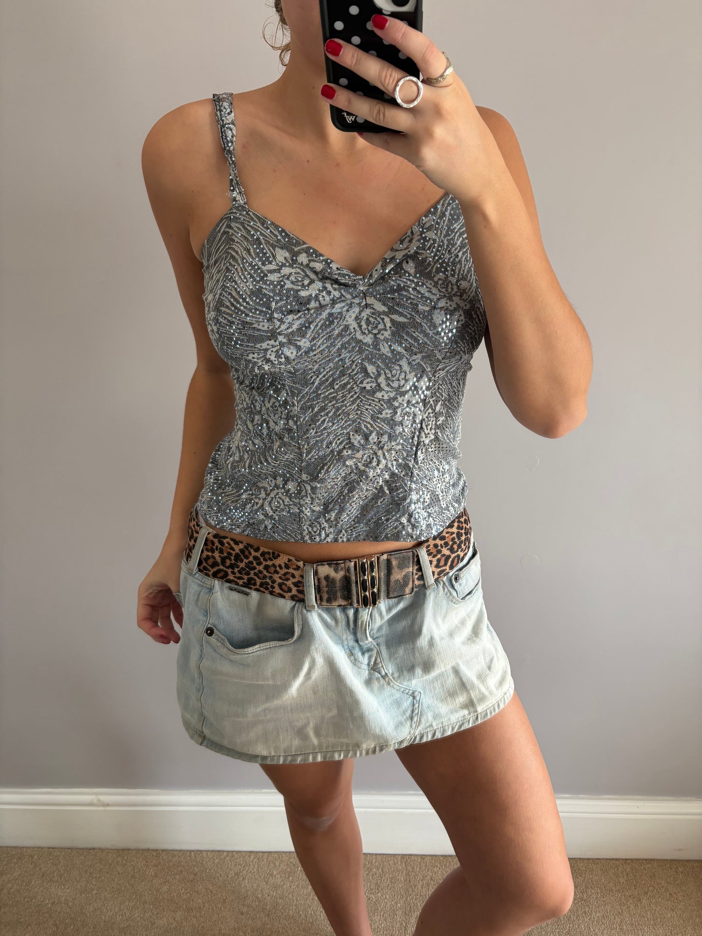 sequin cami