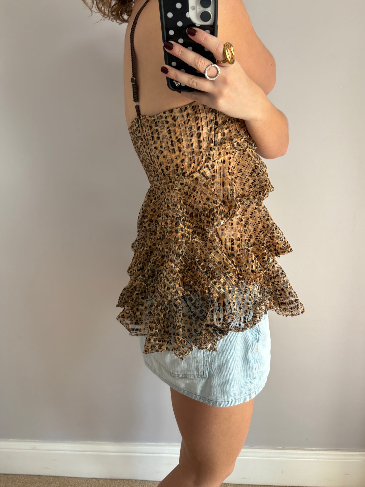 leopard cami