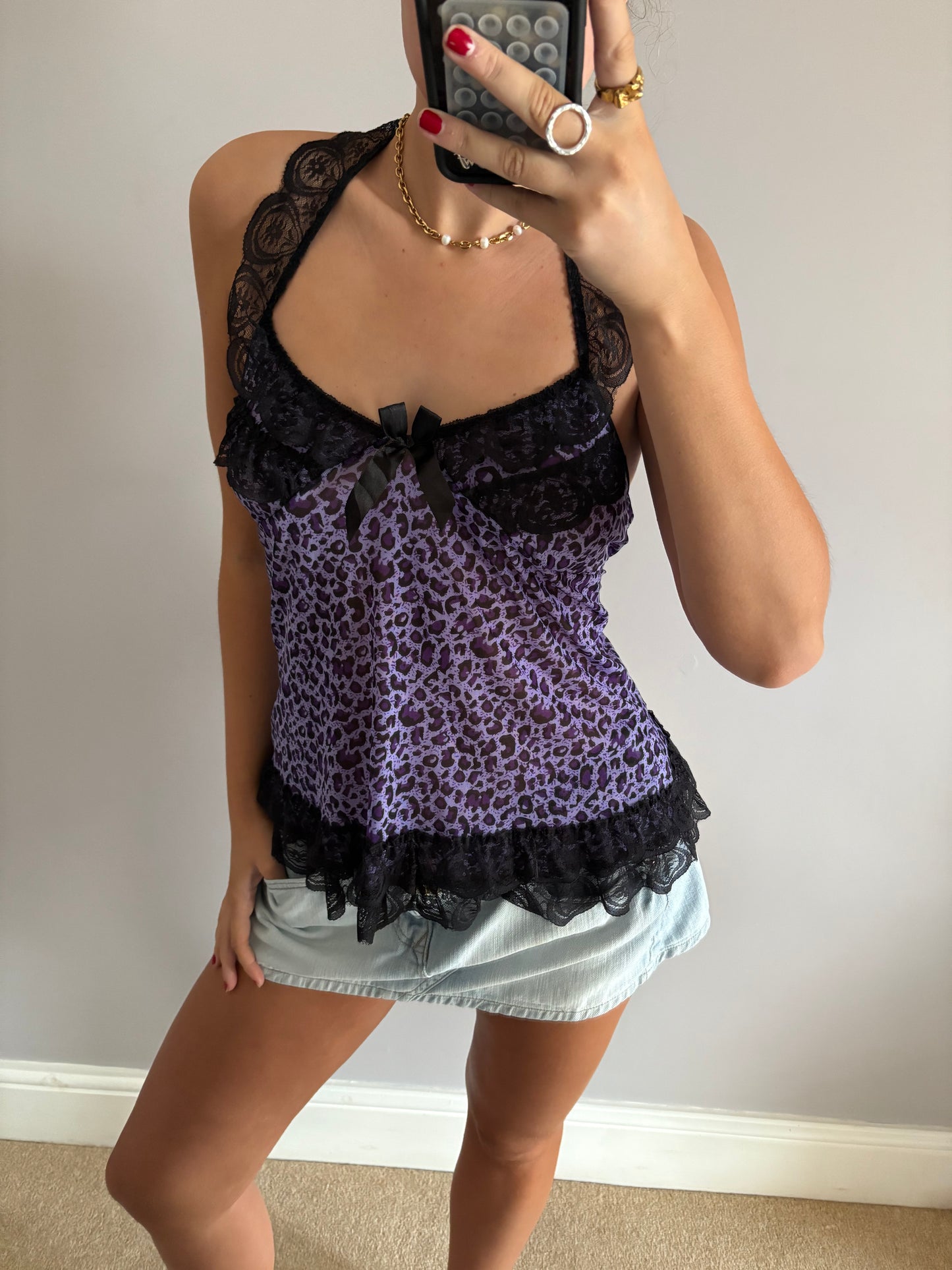 leopard cami
