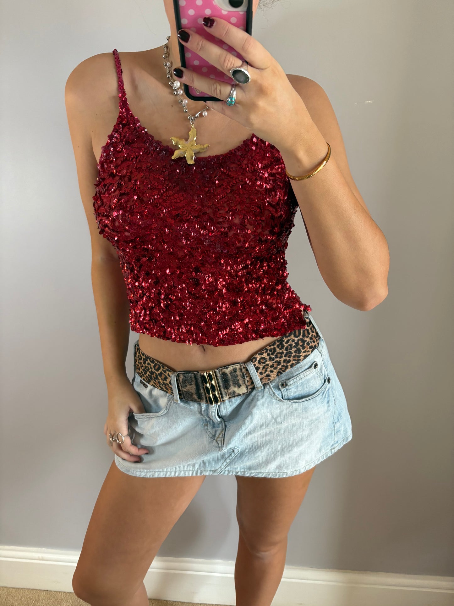 sequin cami