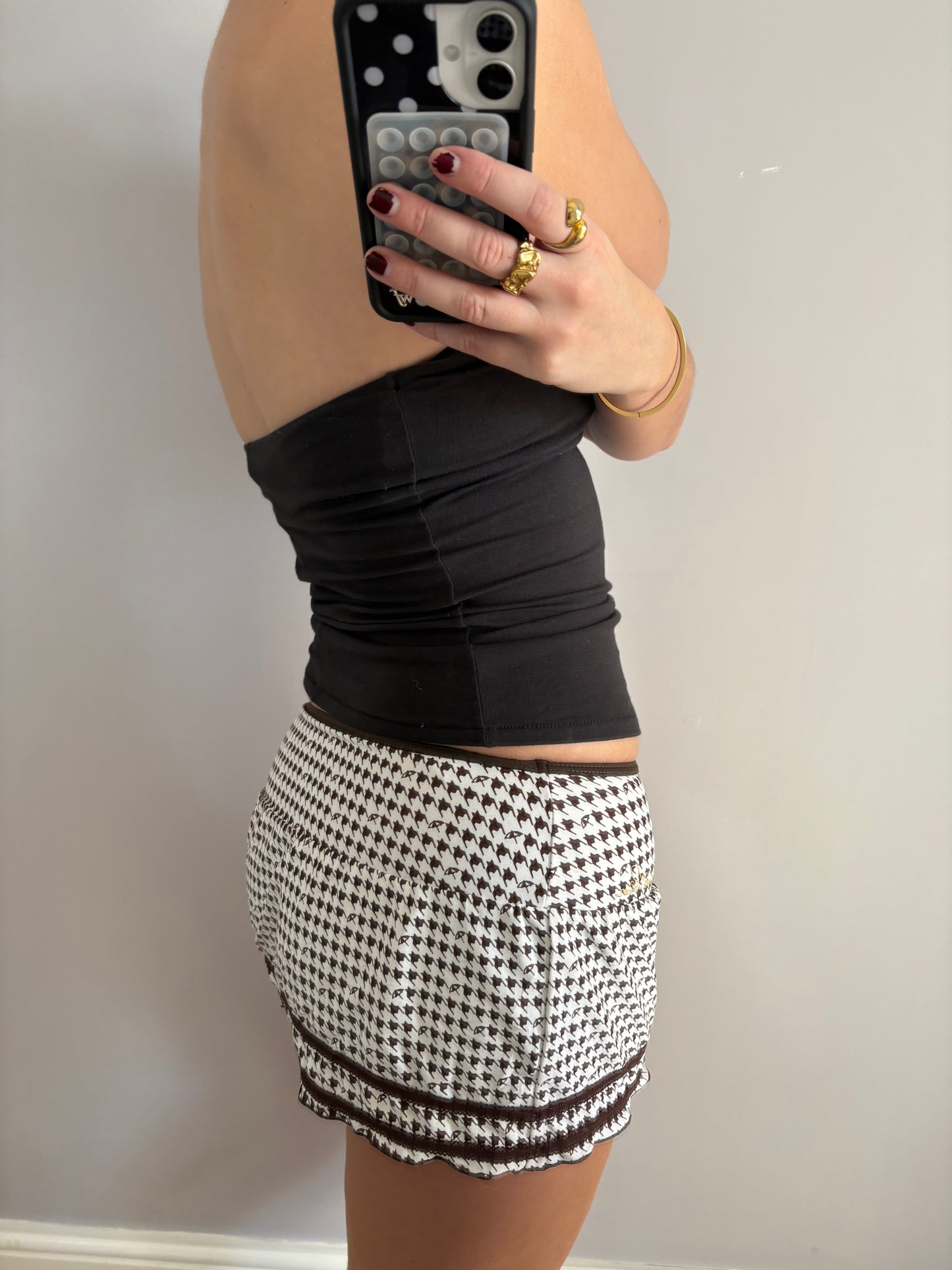 y2k mini skirt