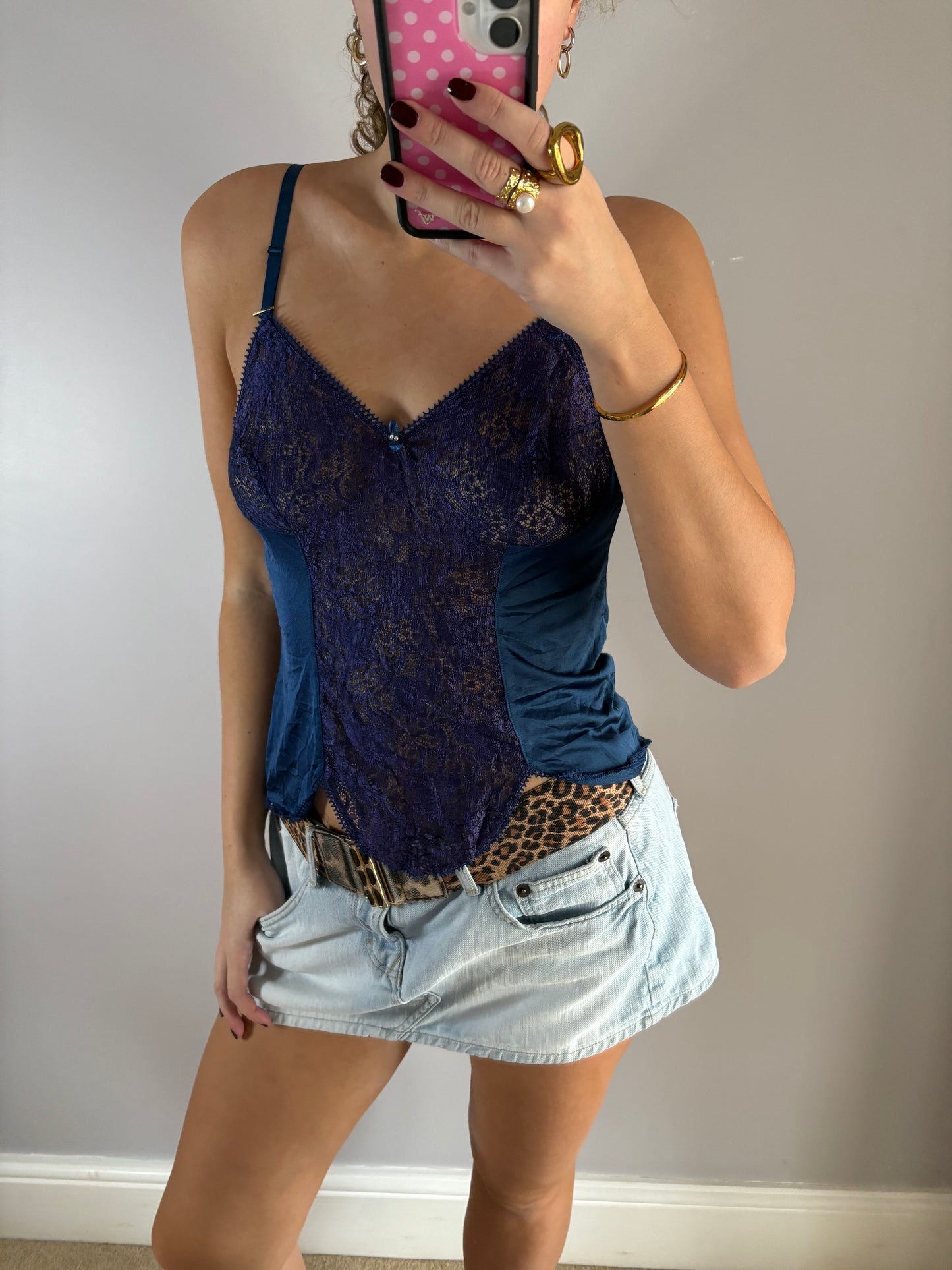 blue cami