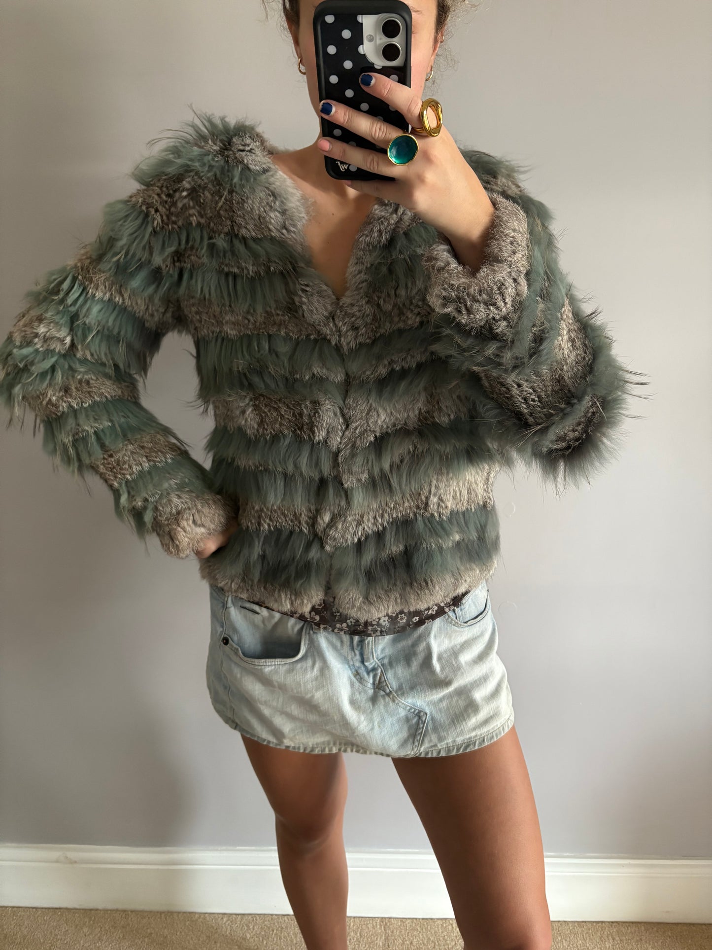 faux fur coat