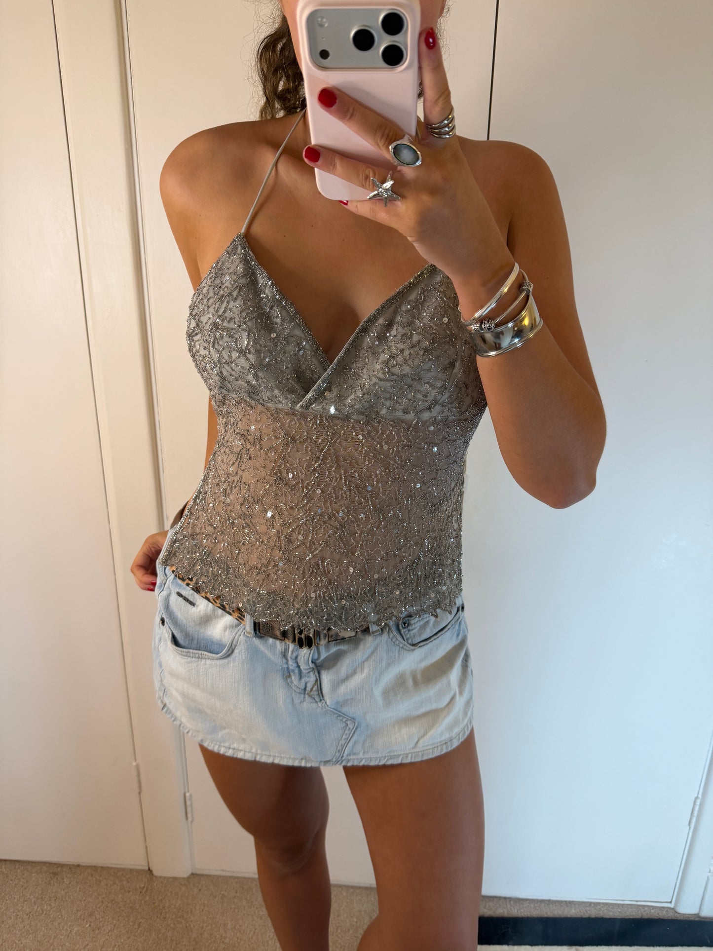 beaded cami