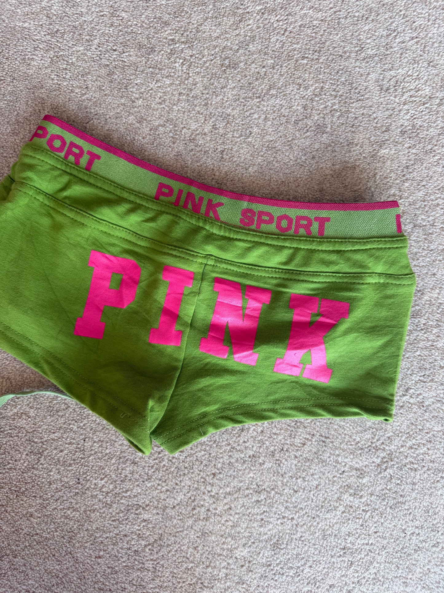 vintage pink mini shorts