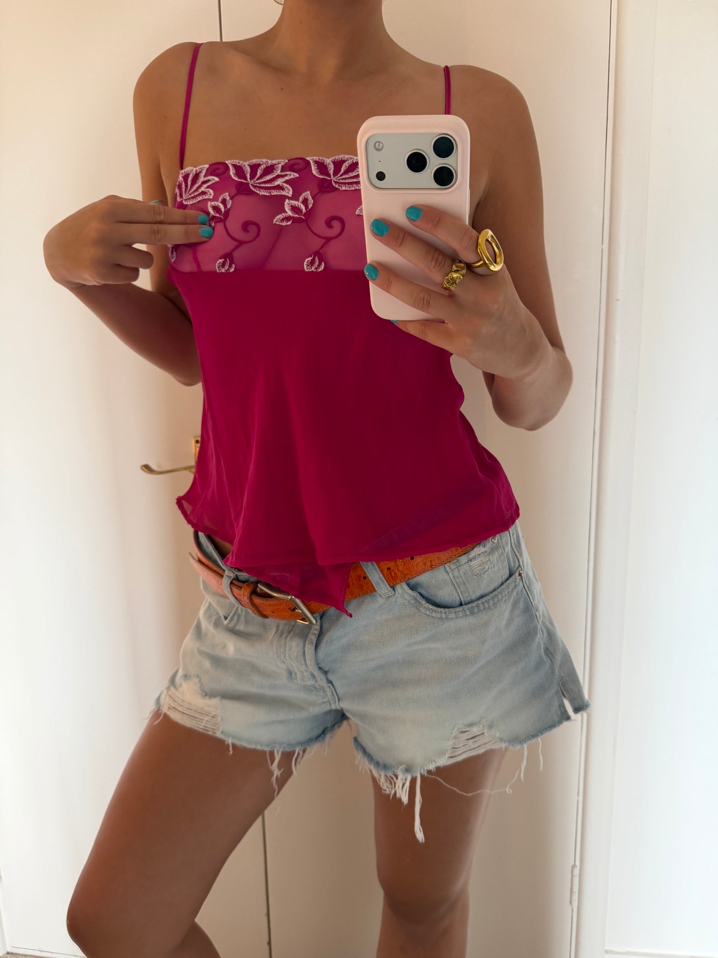 pink cami
