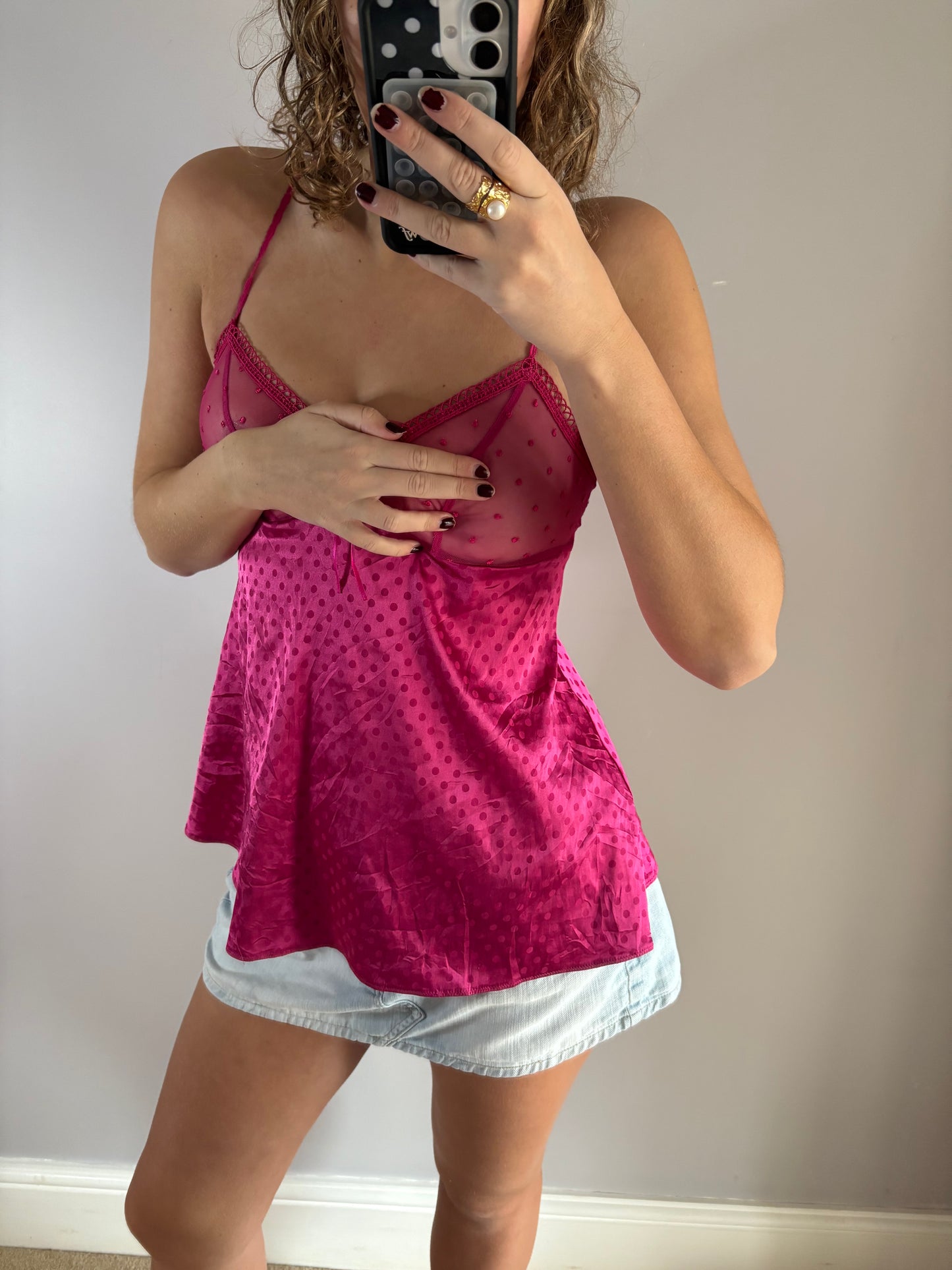 pink cami