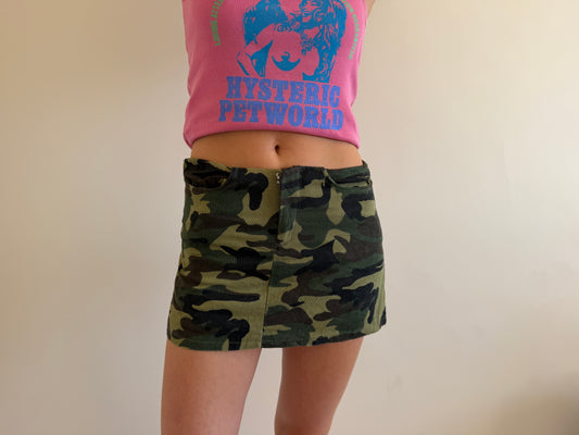von dutch mini skirt