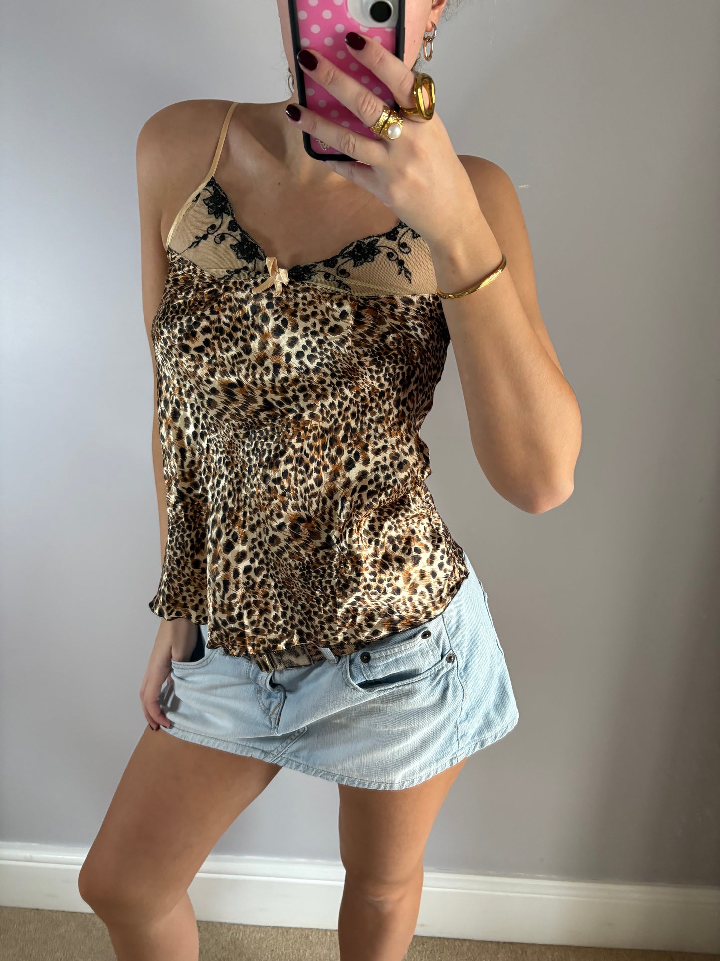 leopard cami