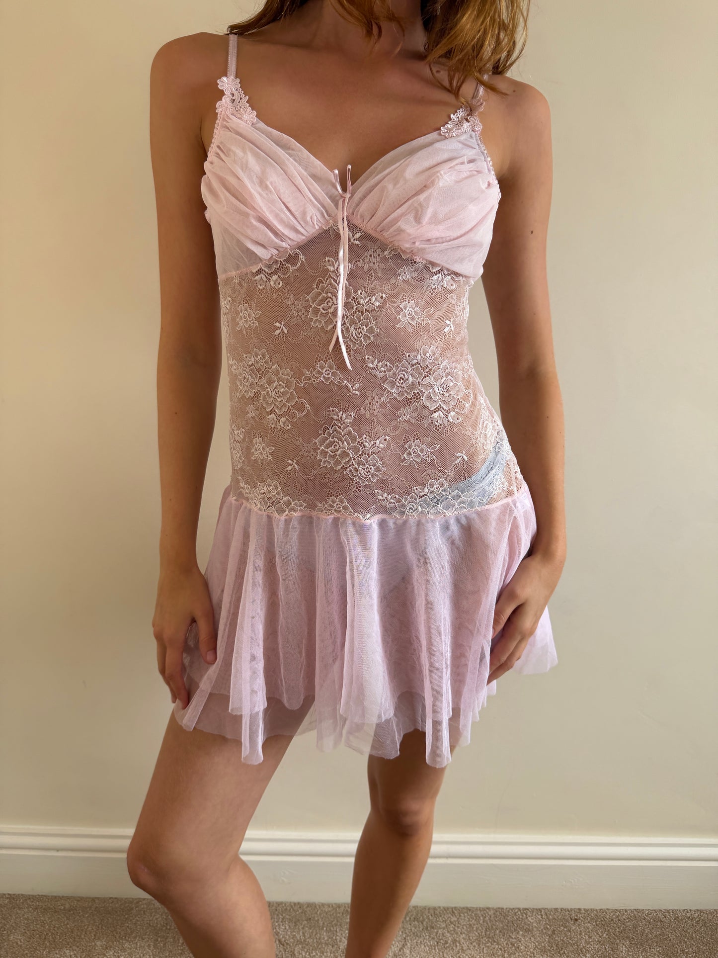 pink dress