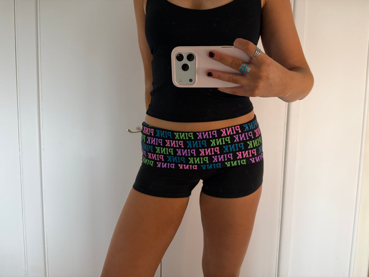 vs pink shorts