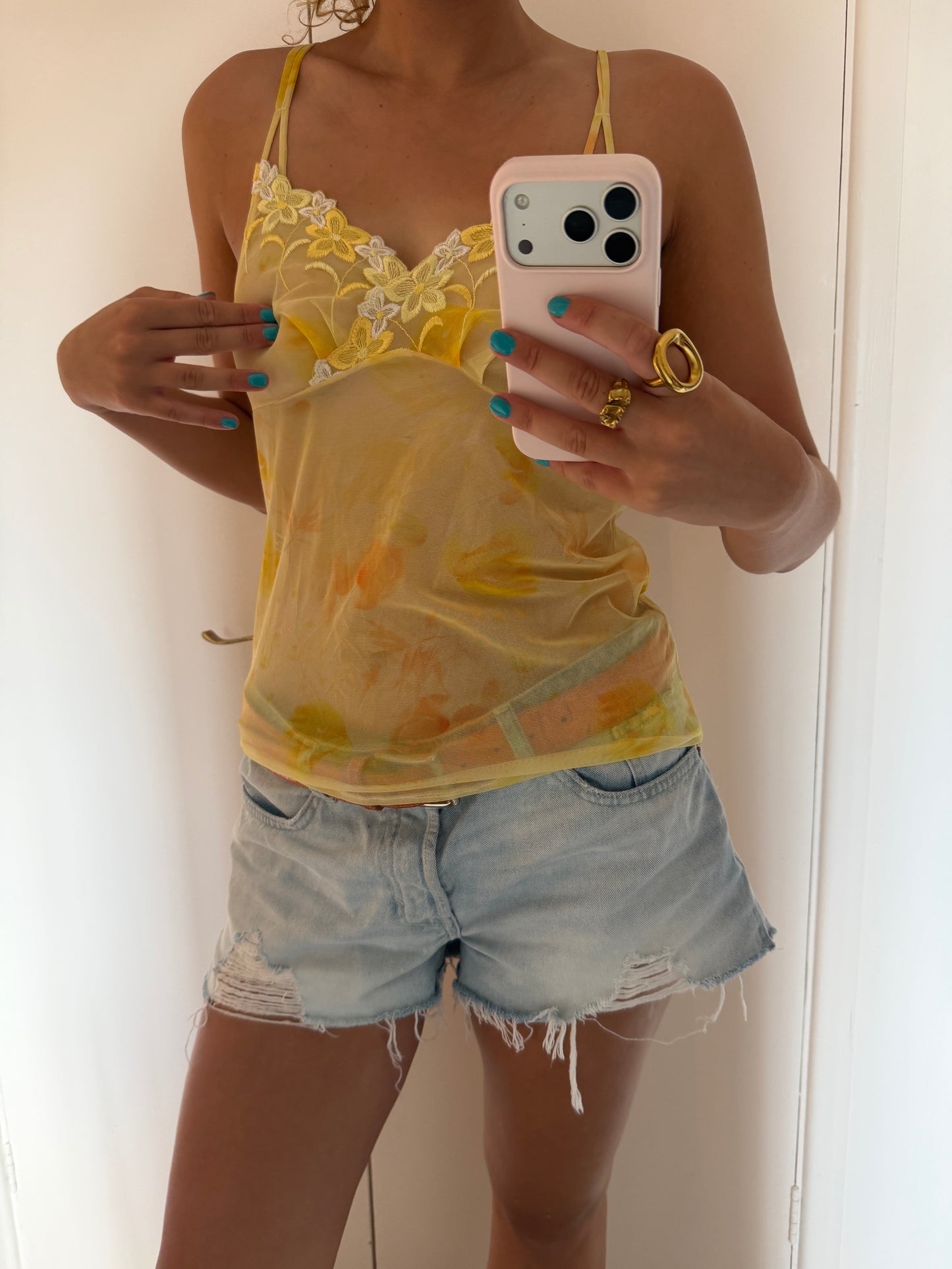 yellow cami