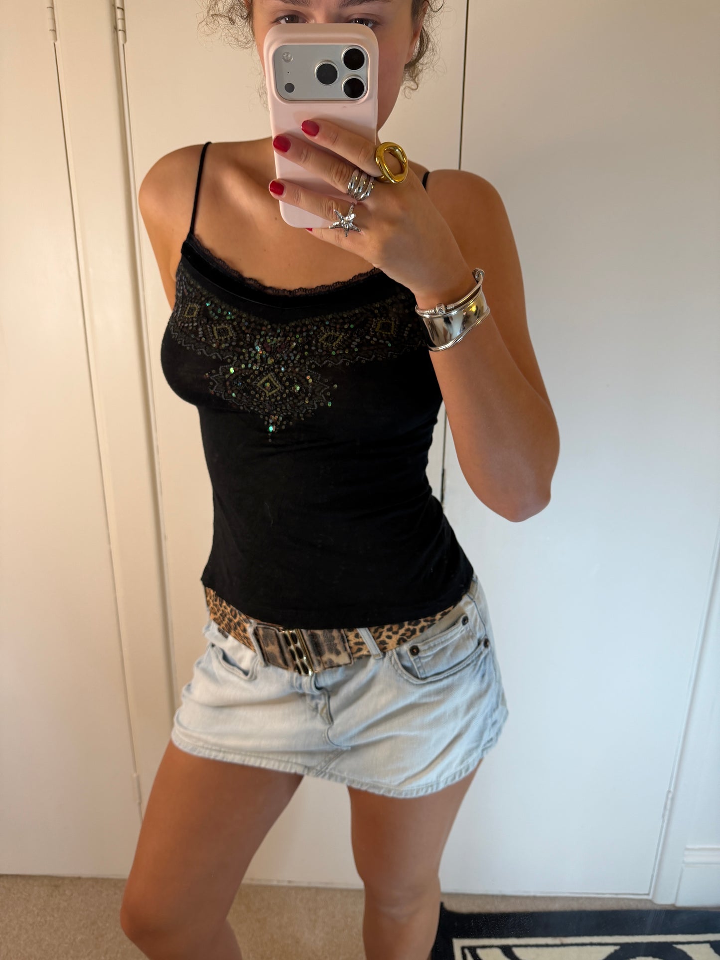 sequin cami