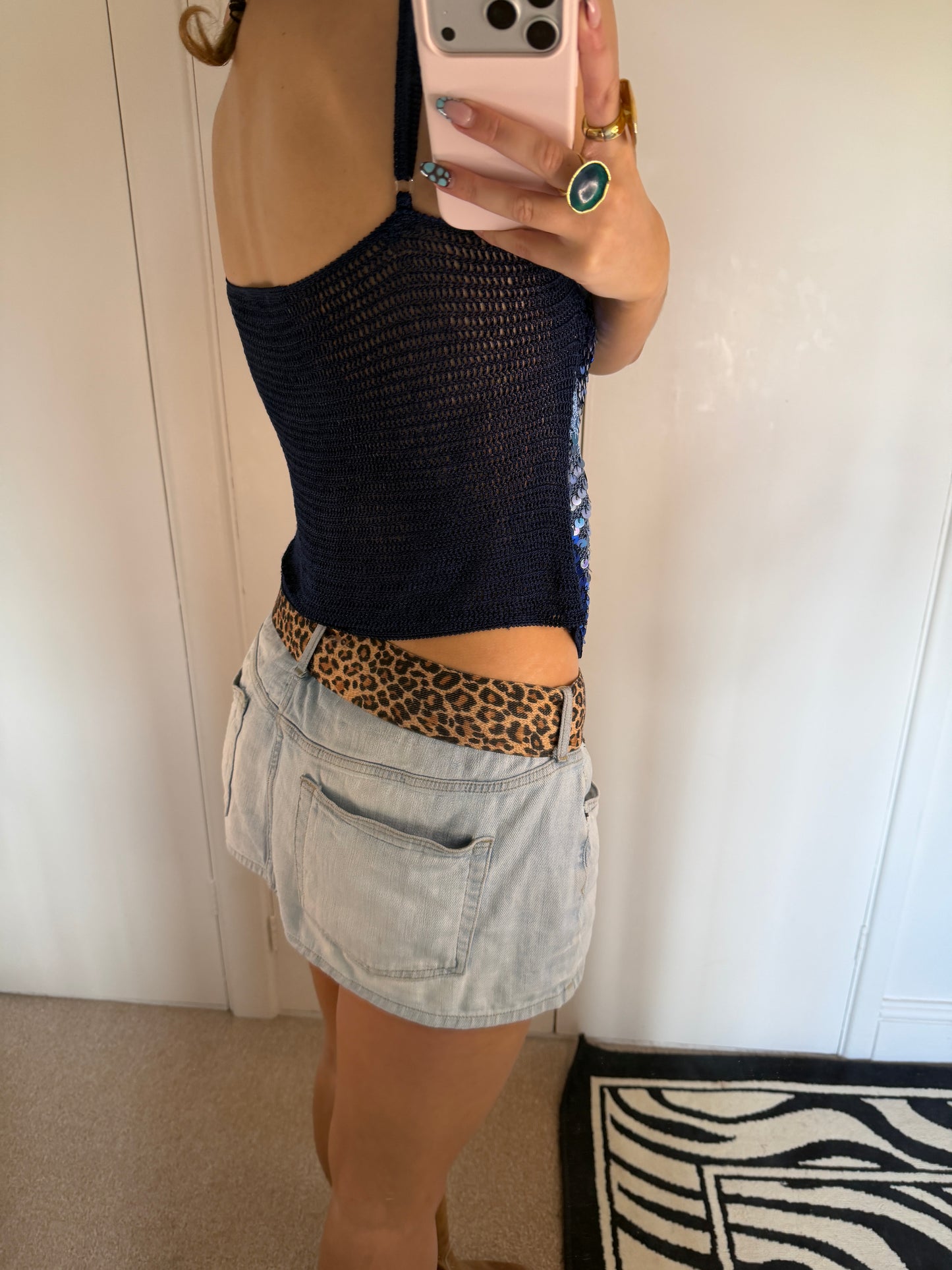 sequin cami