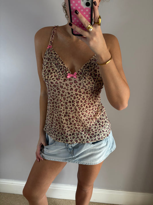 leopard cami