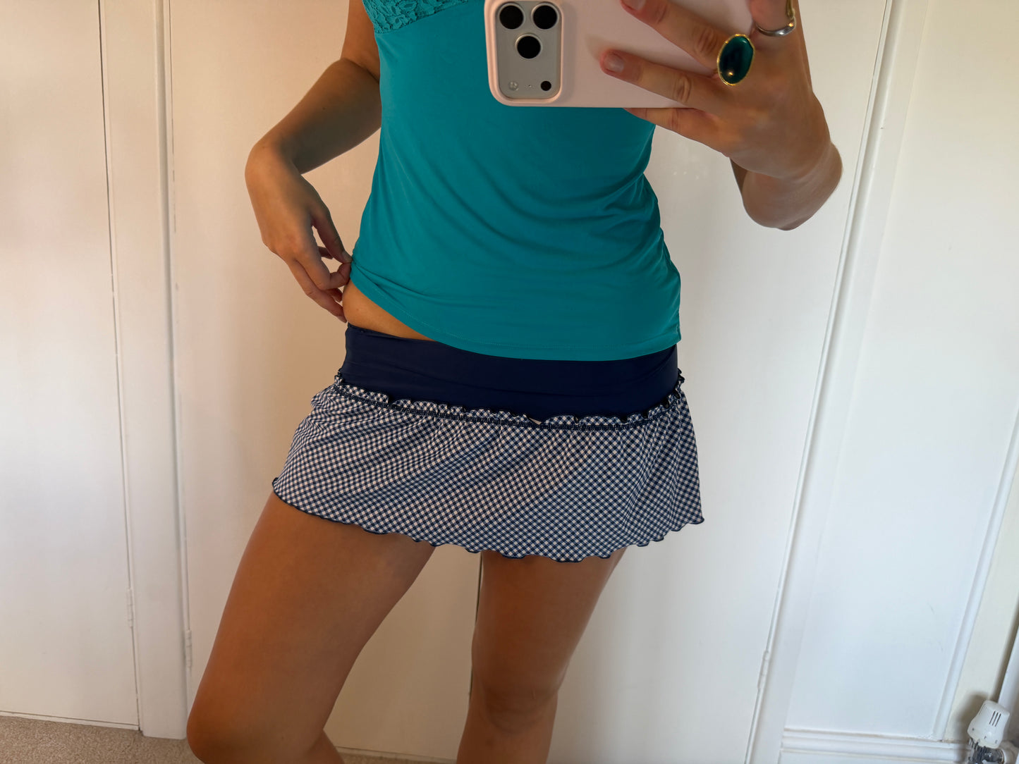 y2k mini skirt