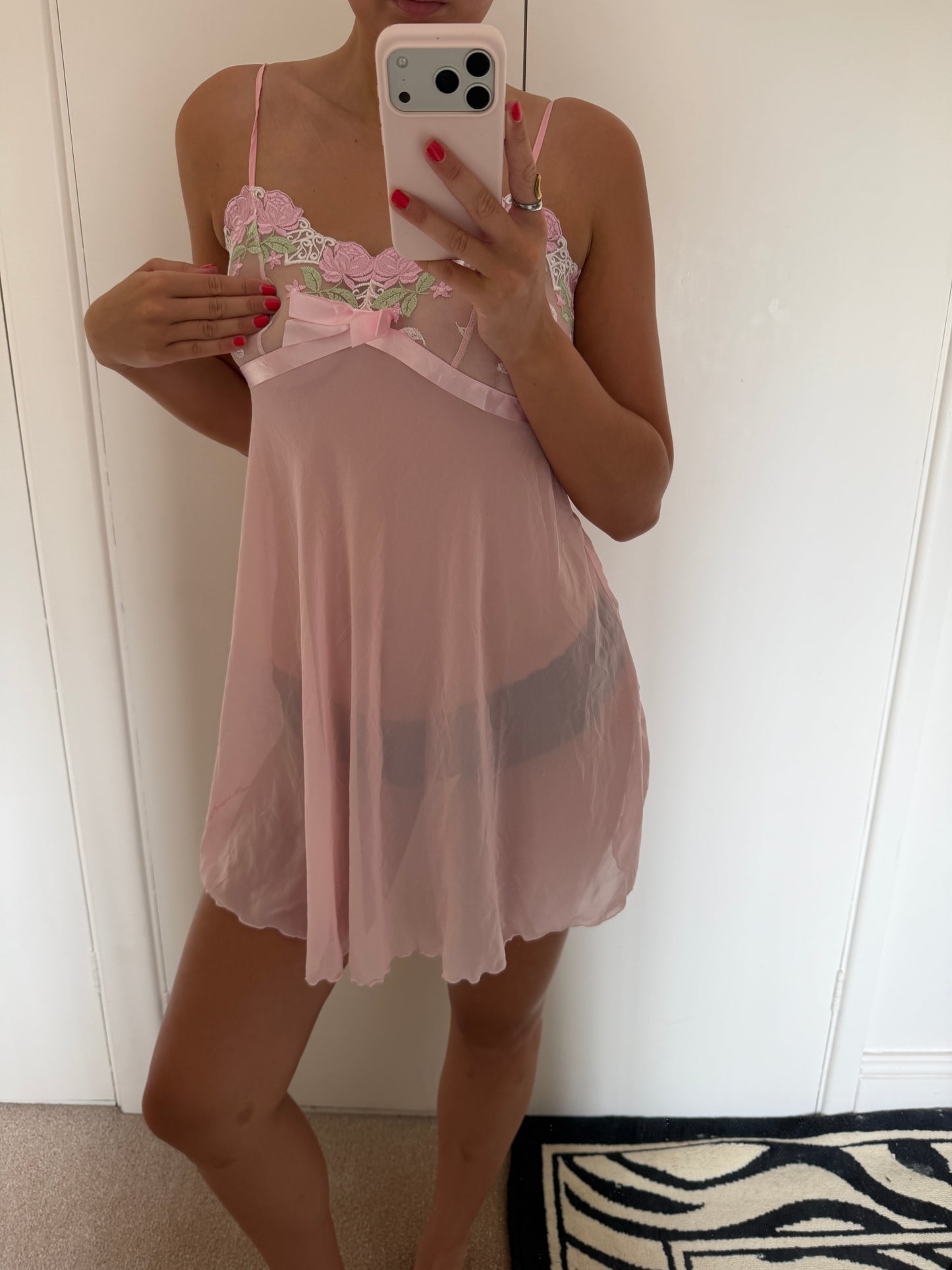 pink dress