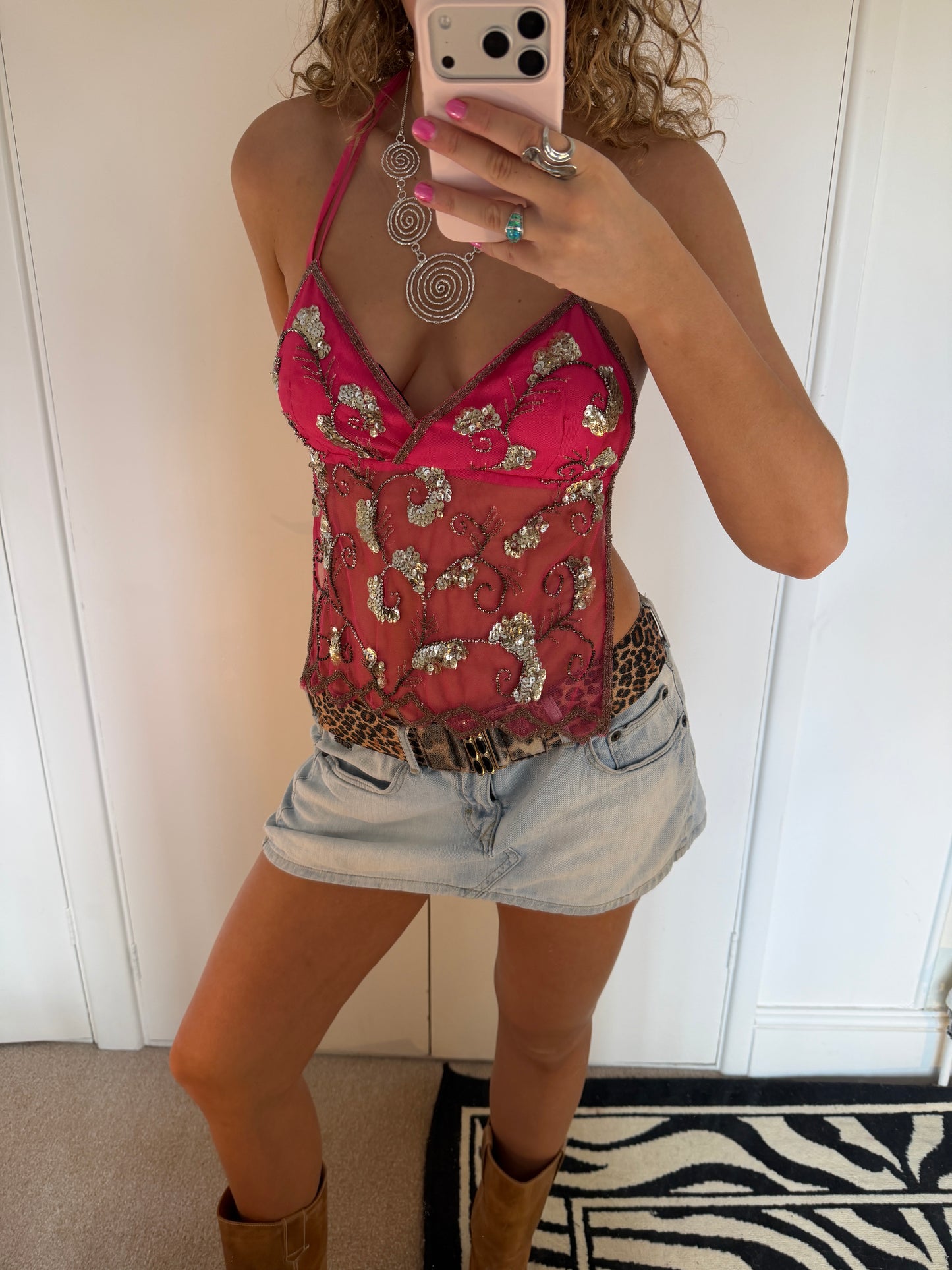 beaded cami