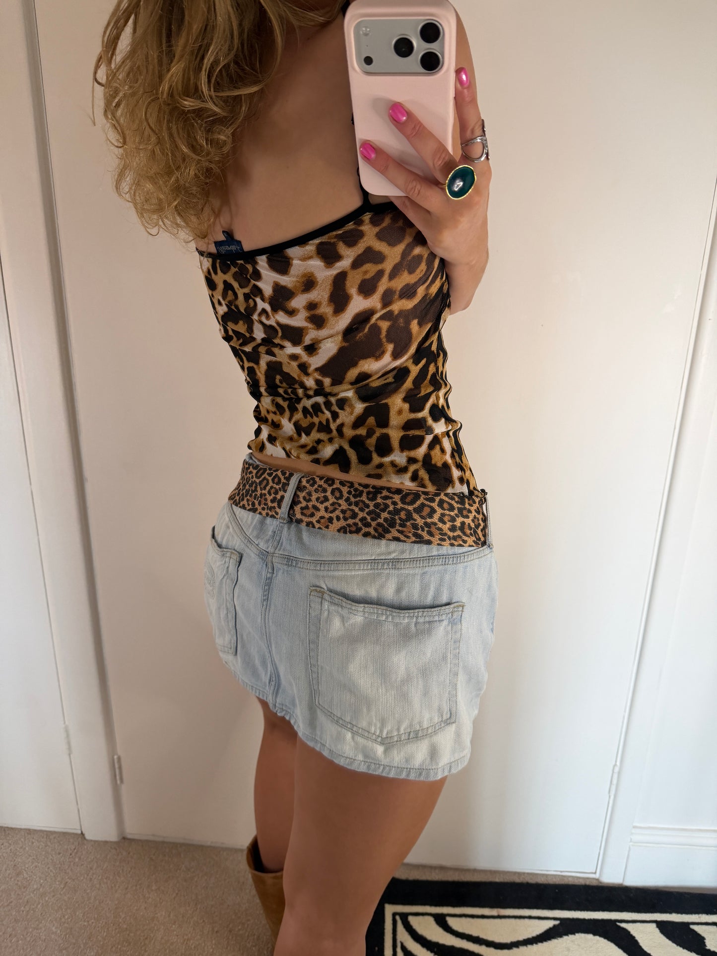 leopard cami