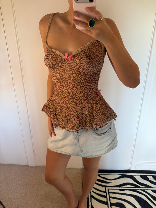 leopard cami