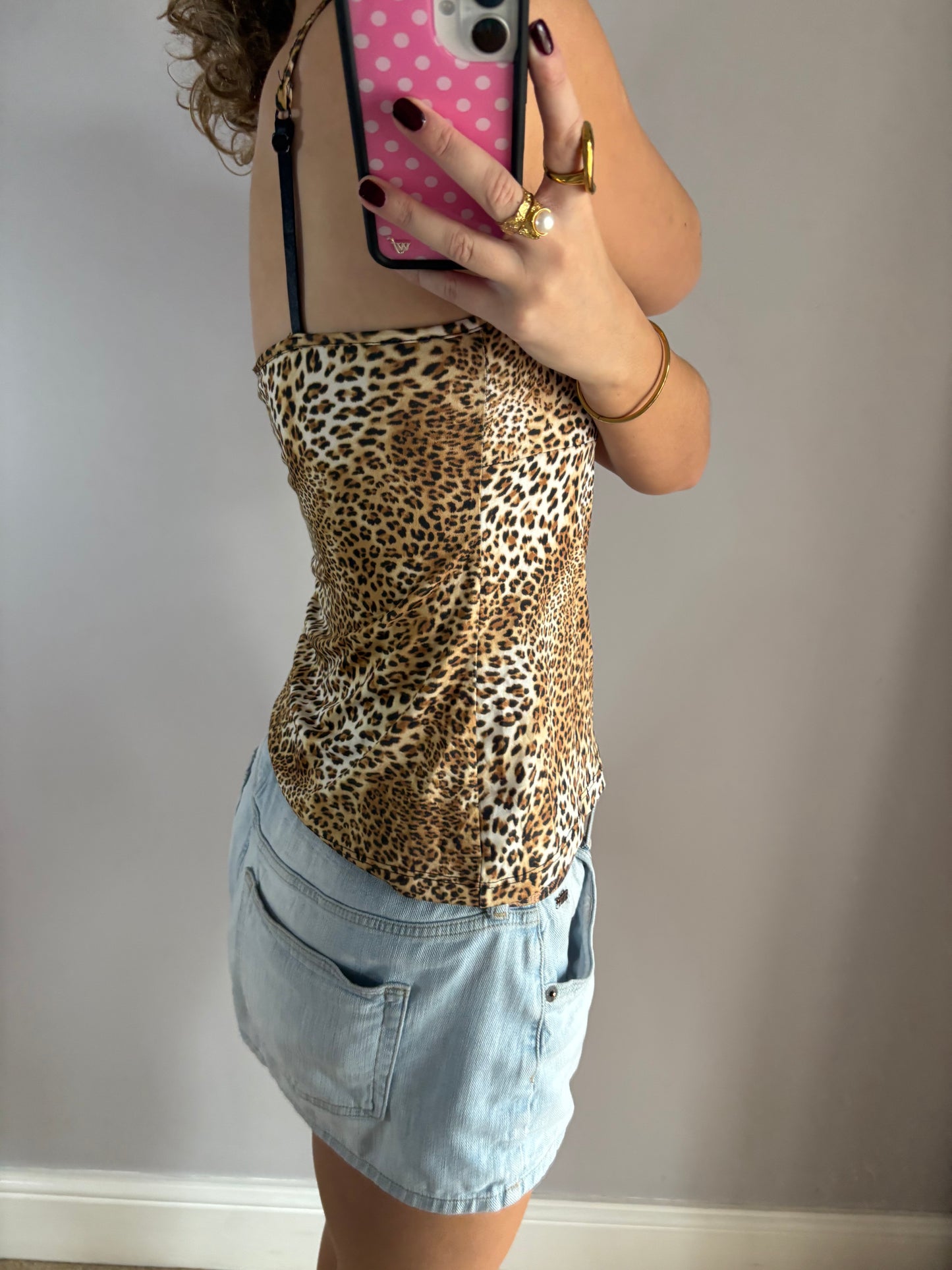leopard cami