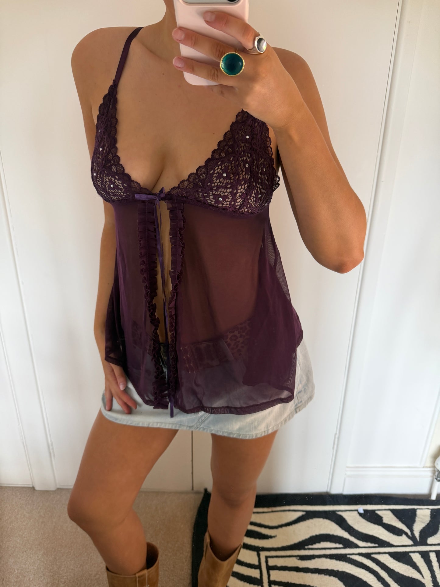 purple cami