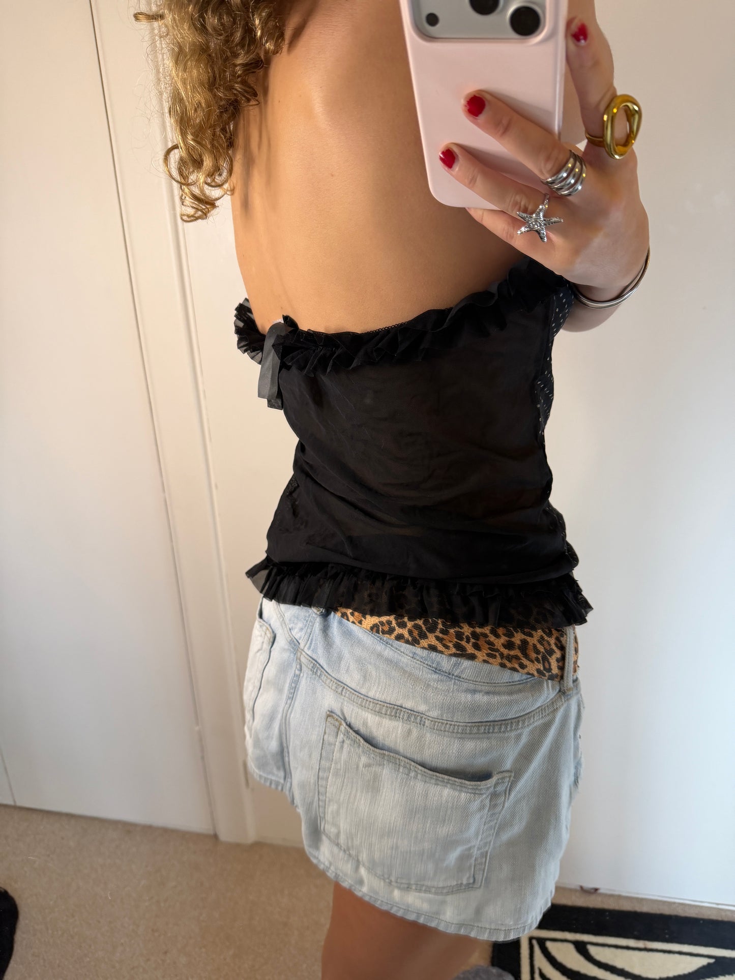 polka dot bandeau