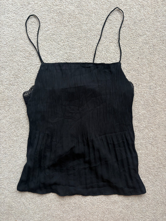 black mesh cami