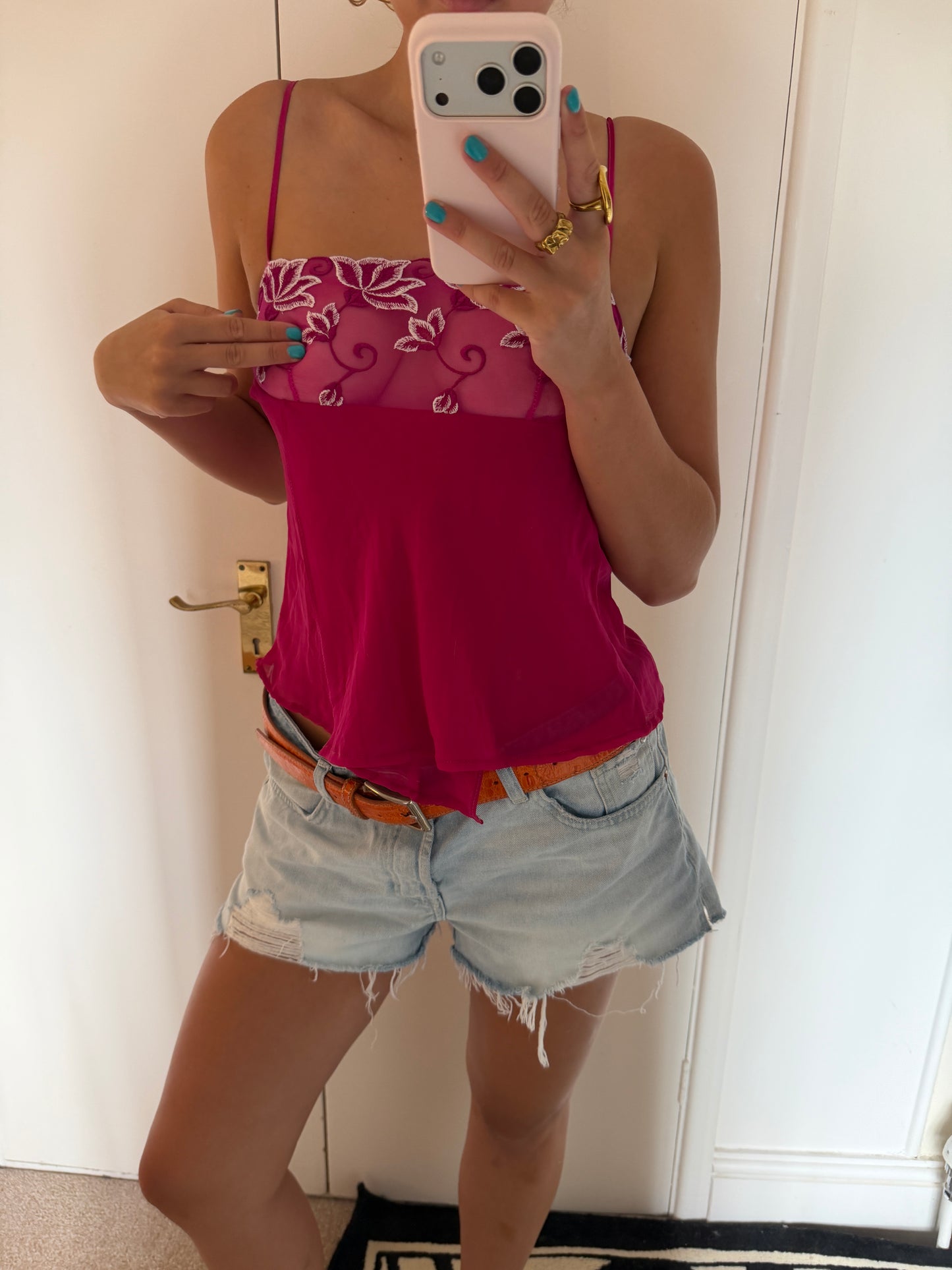 pink cami