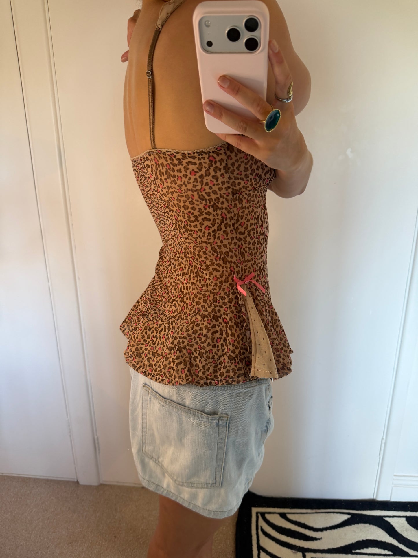 leopard cami