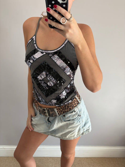 sequin cami