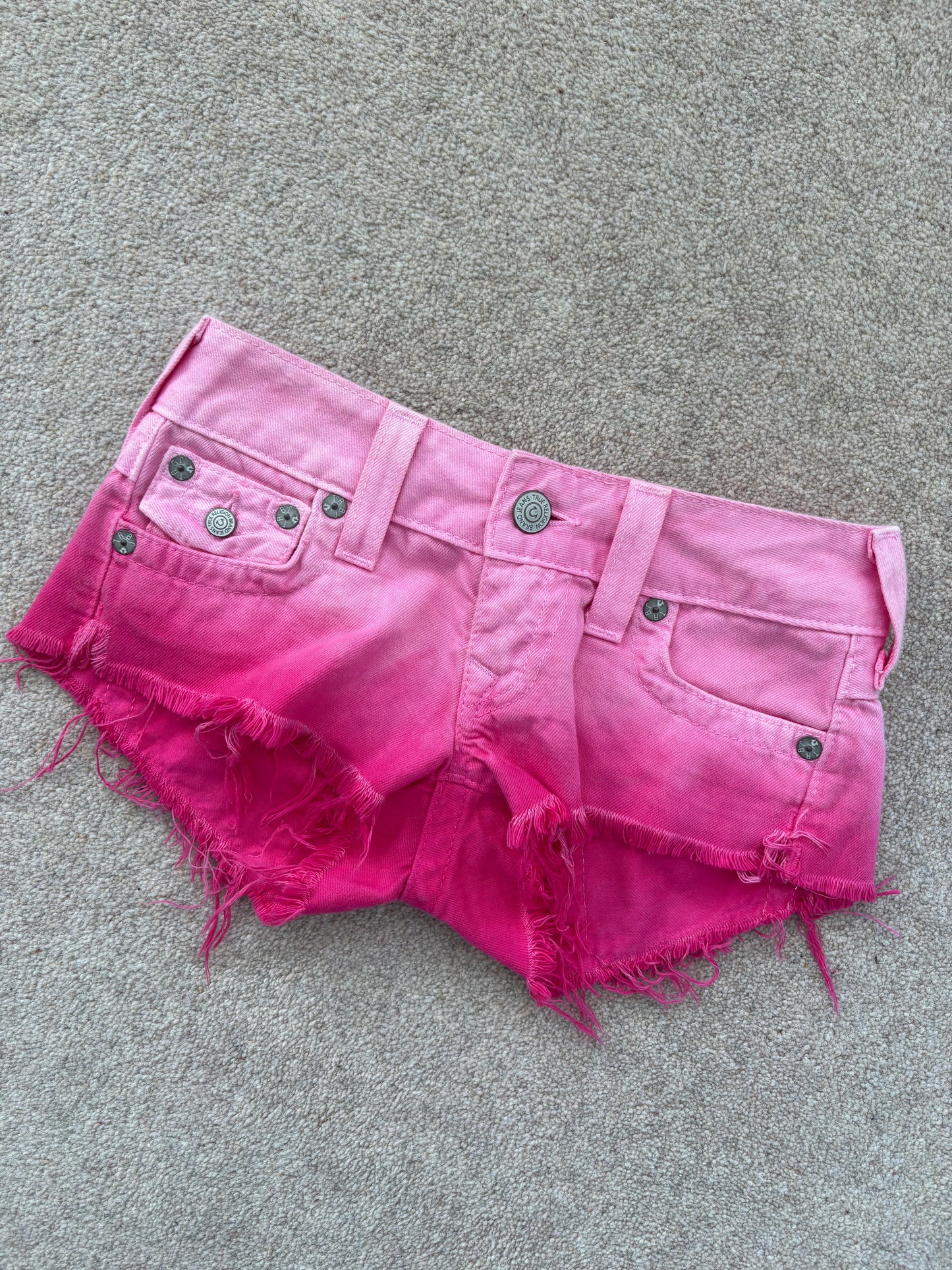 true religion mini shorts