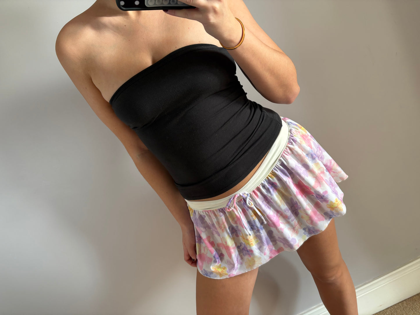 y2k mini skirt