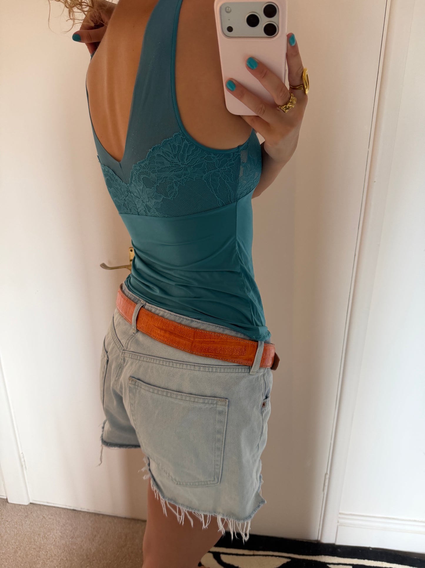 blue cami