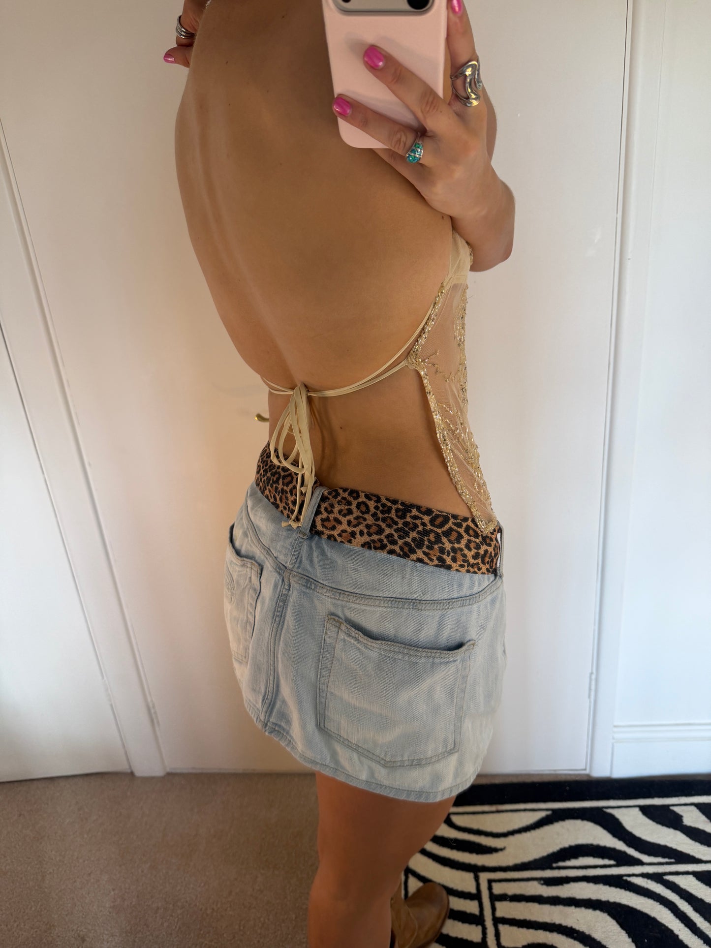 beaded fairy cami