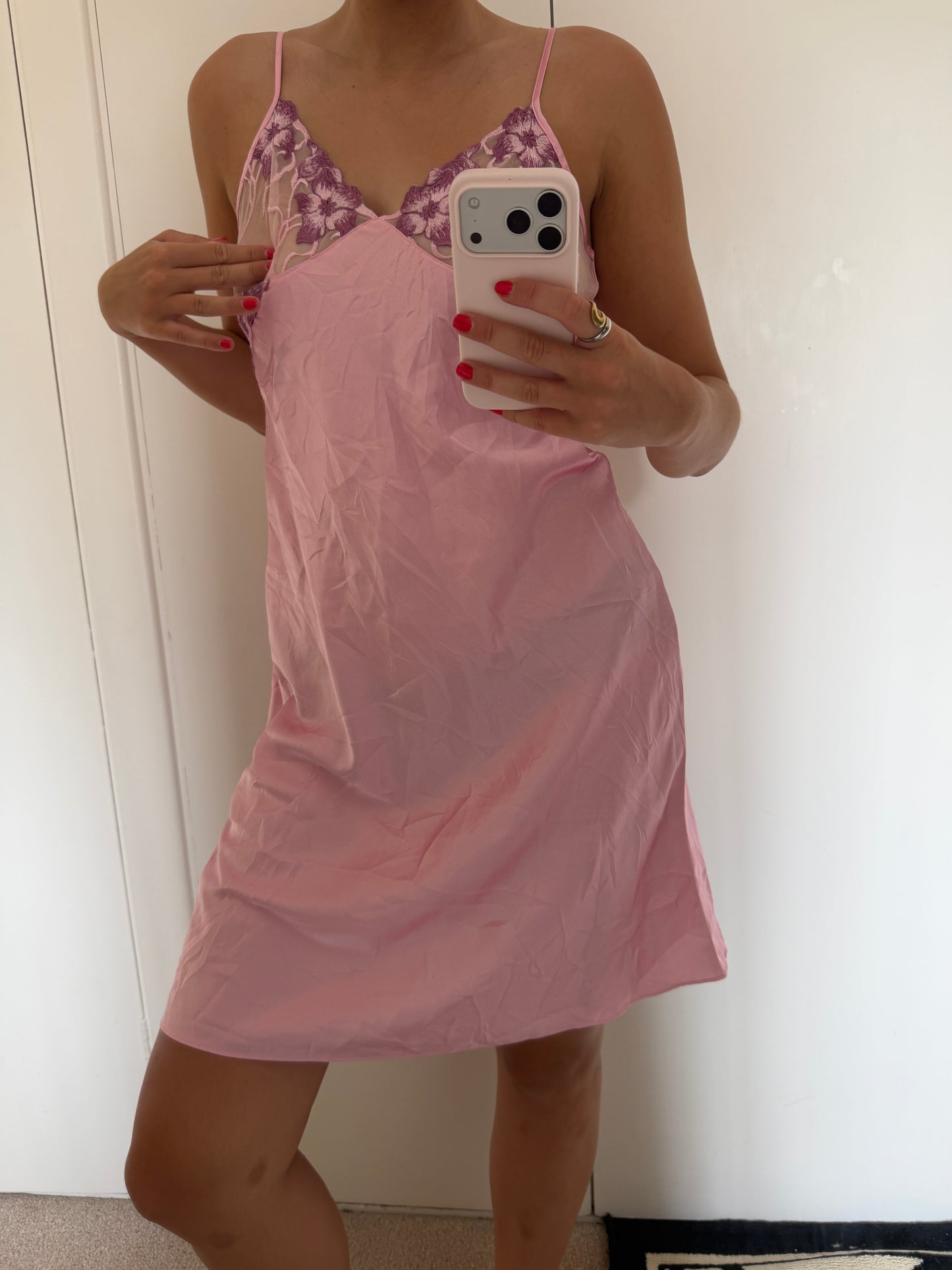 pink dress