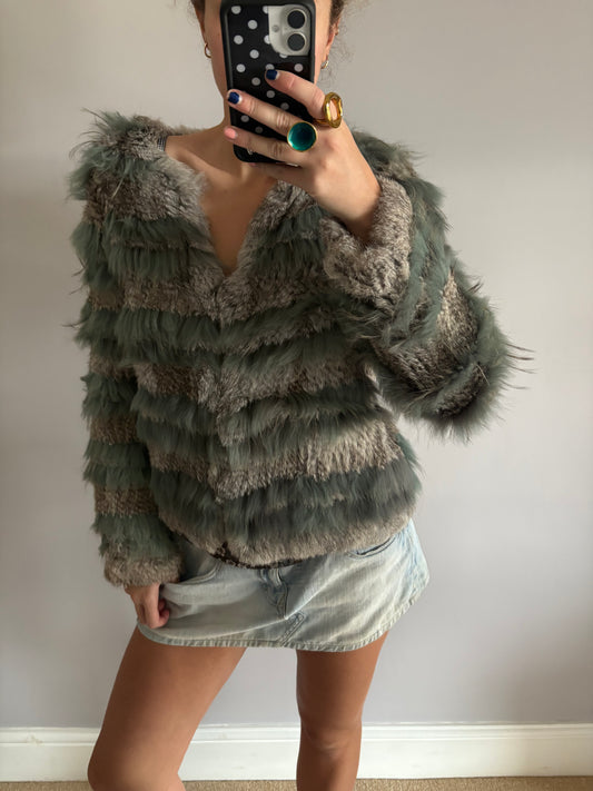 faux fur coat