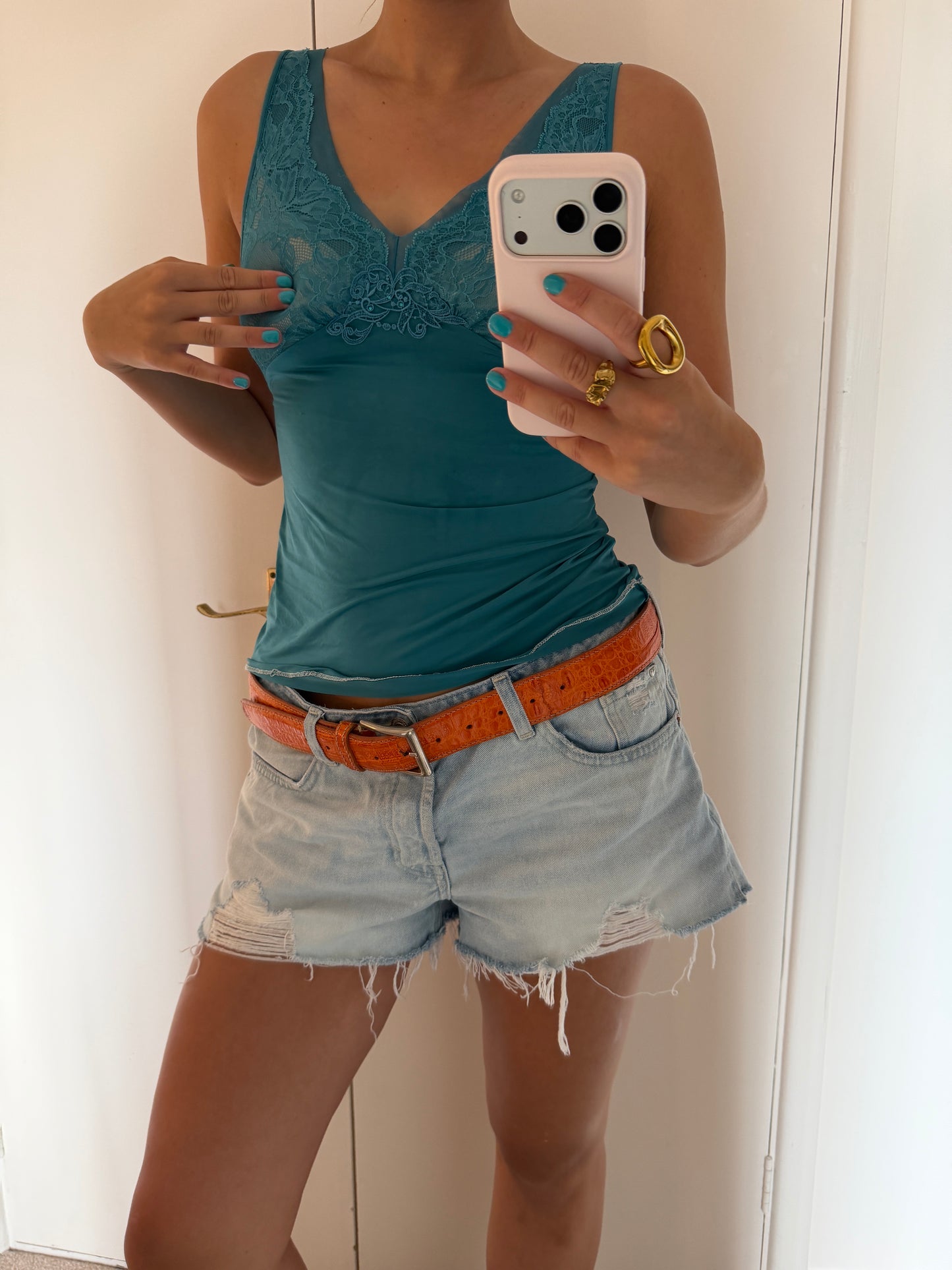 blue cami