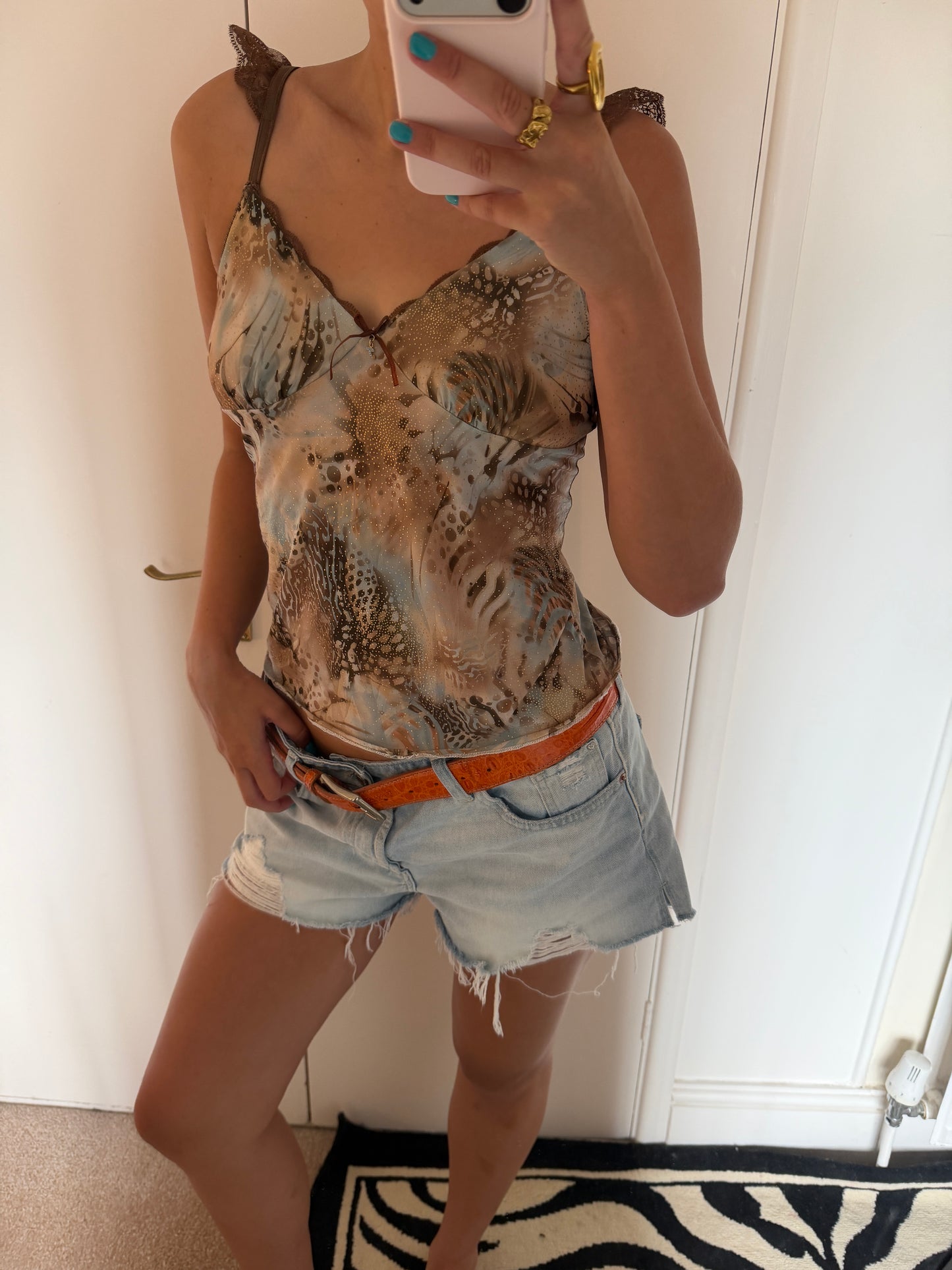leopard cami