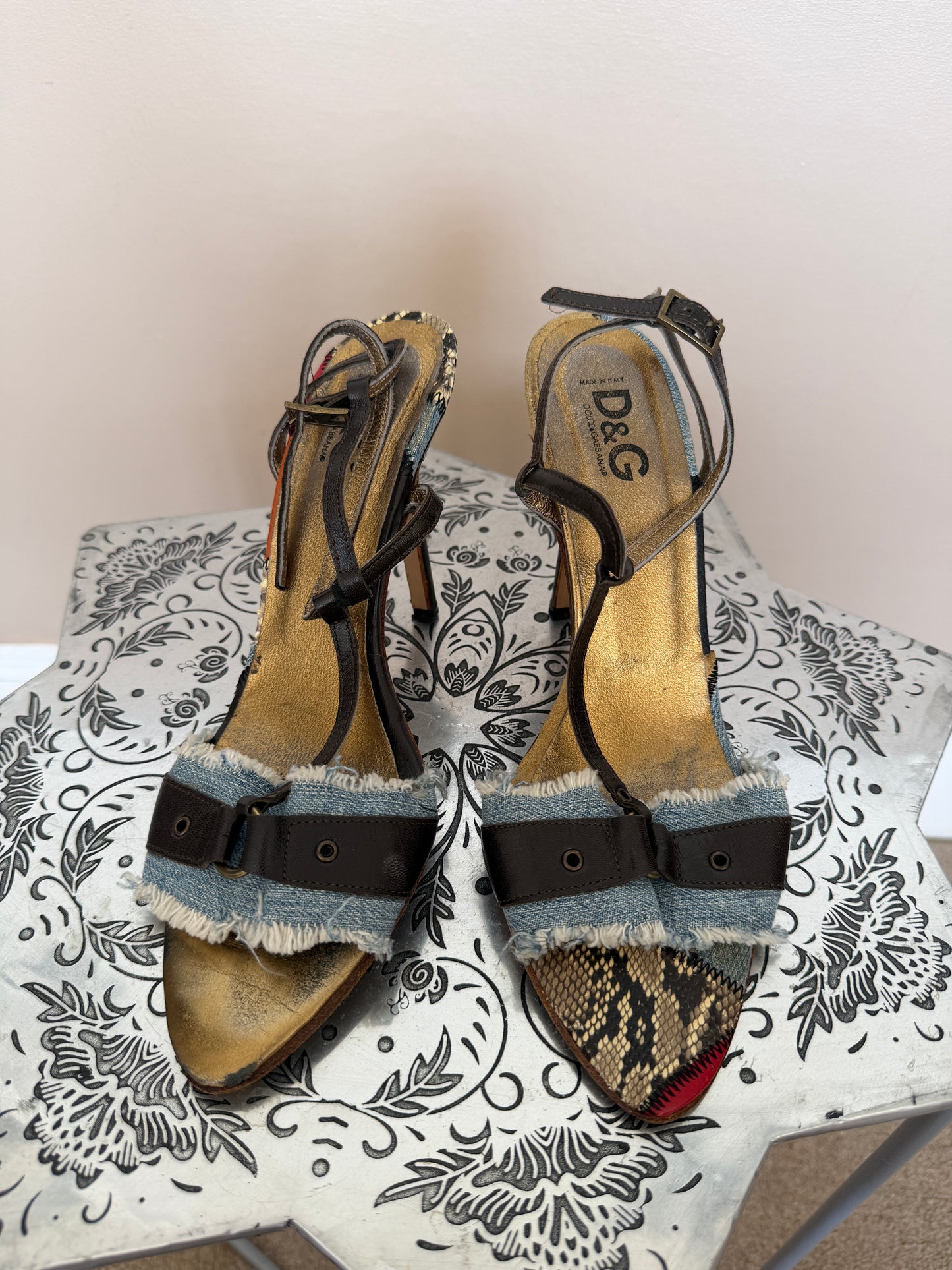 vintage d&g heels