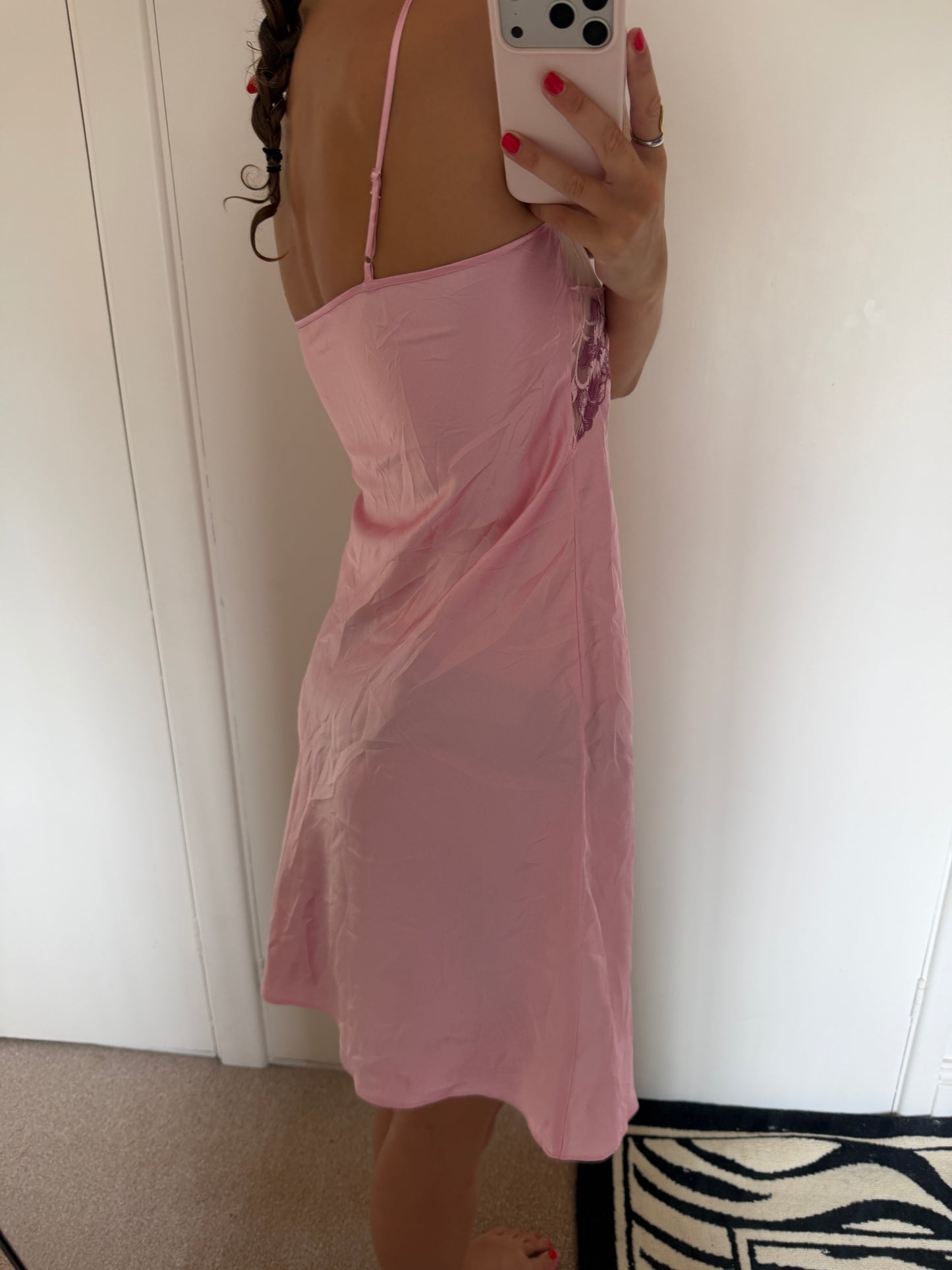 pink dress