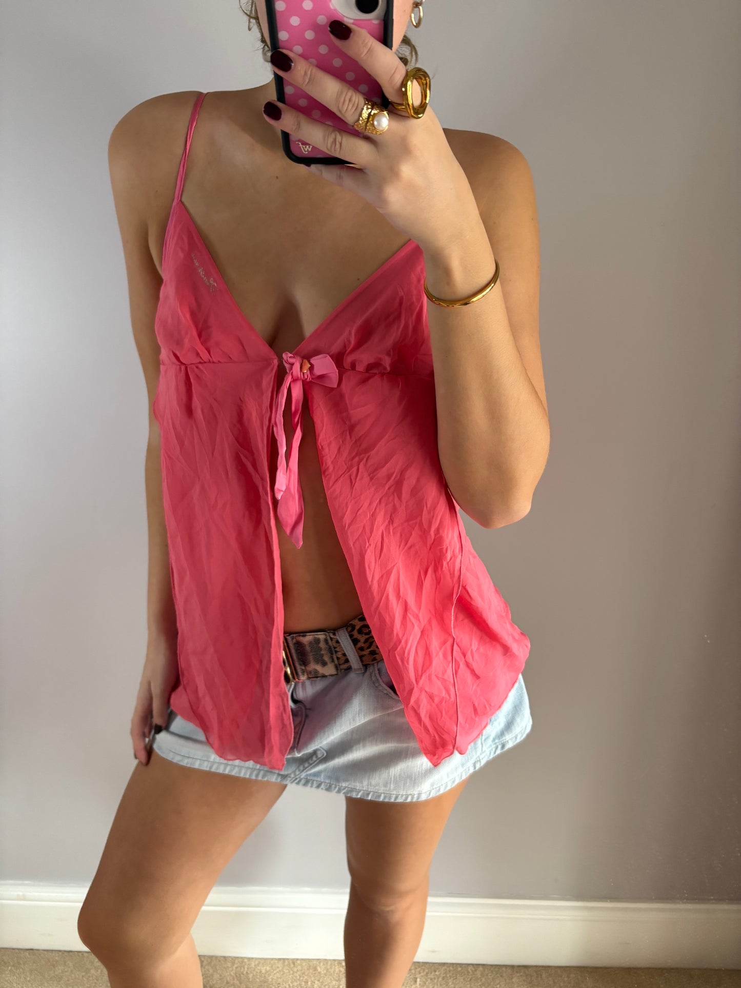 pink cami