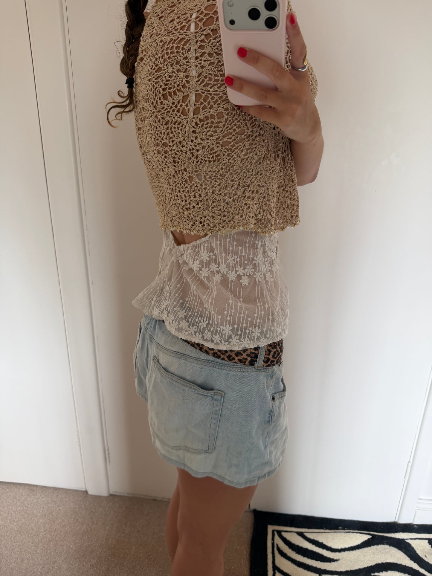 sequinned cardi