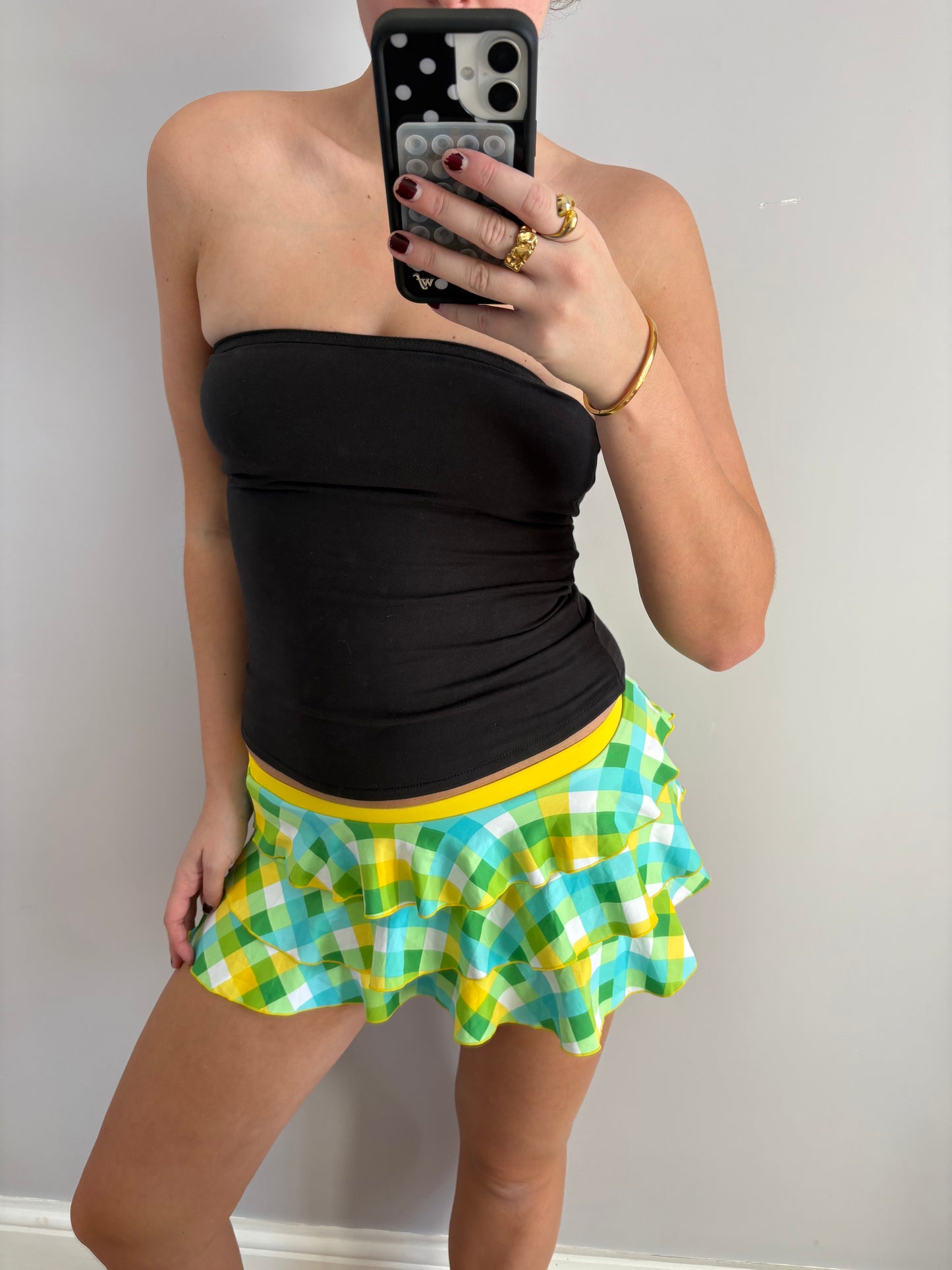 y2k mini skirt