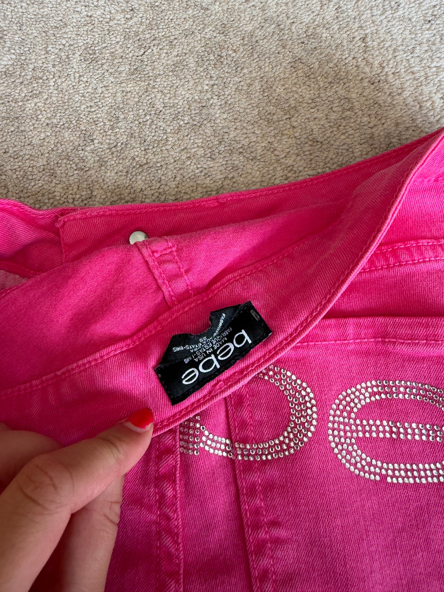 bebe mini skirt