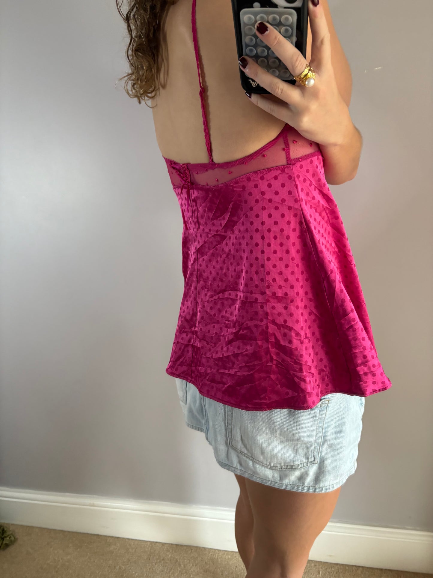pink cami
