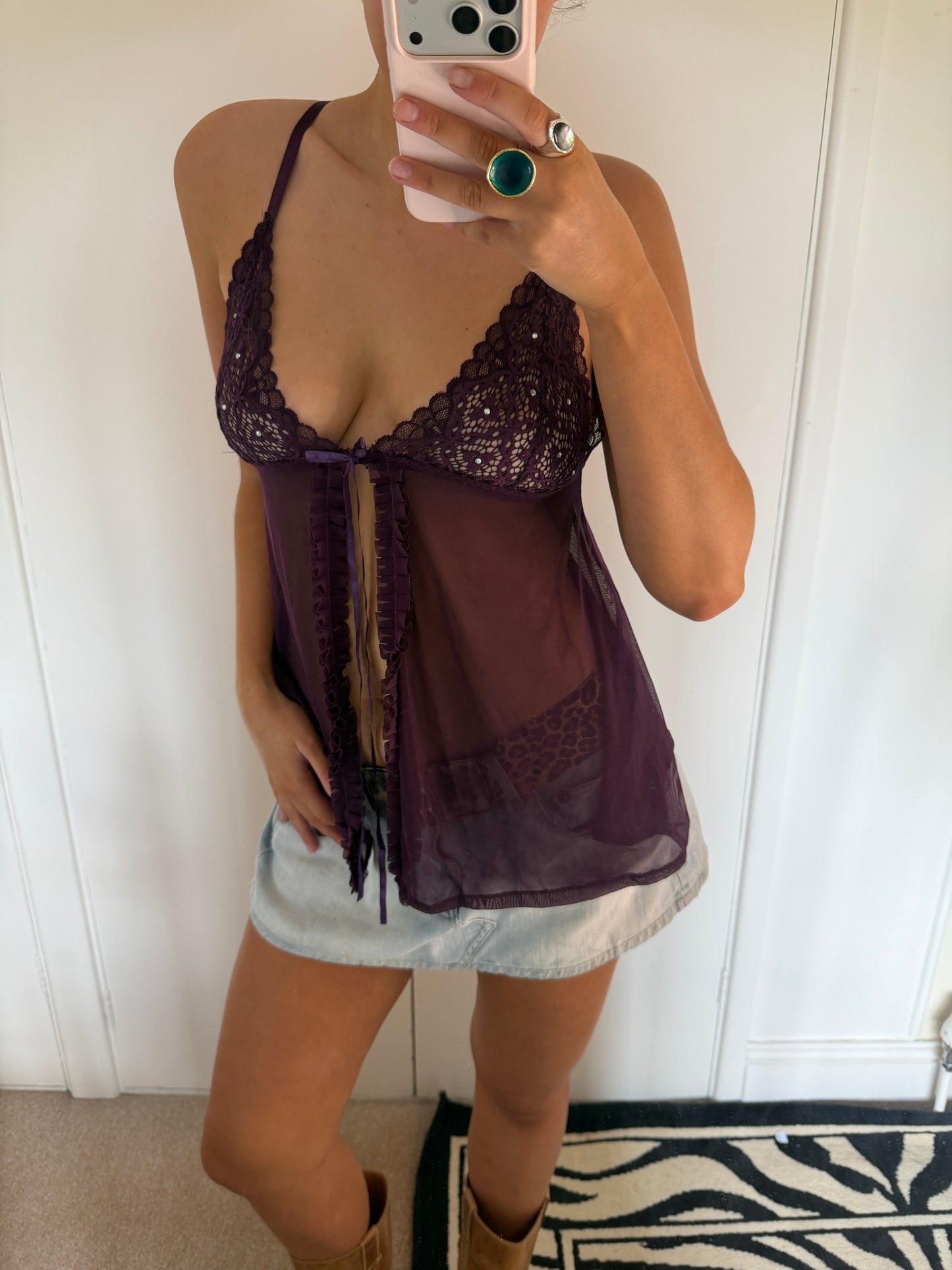 purple cami